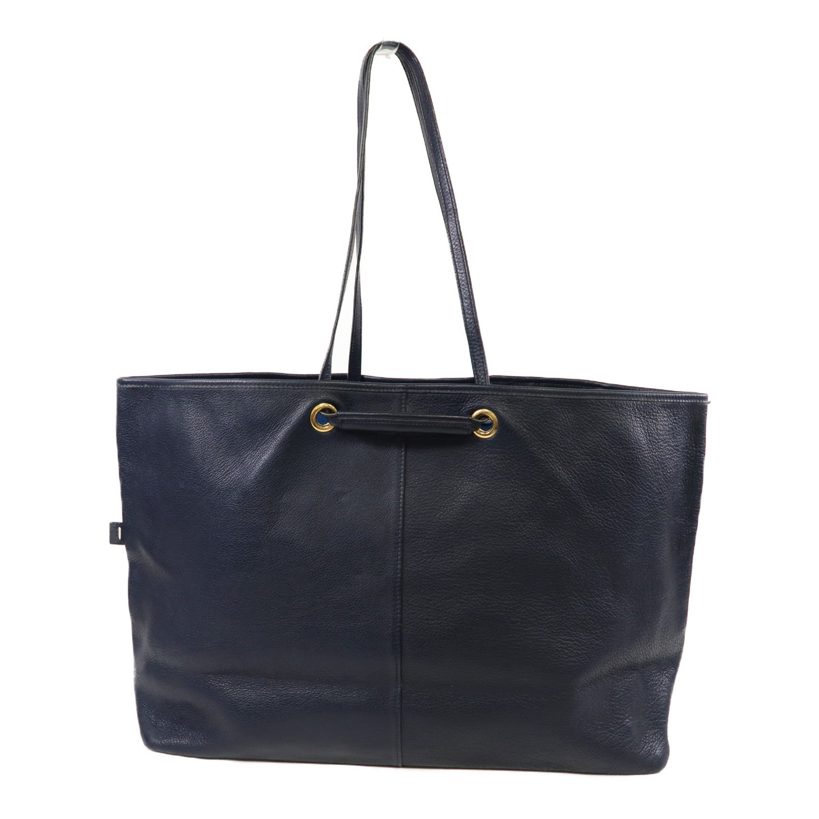 YVES SAINT LAURENT 牛皮皮革Shoulder Bag金扣肩背袋藍色