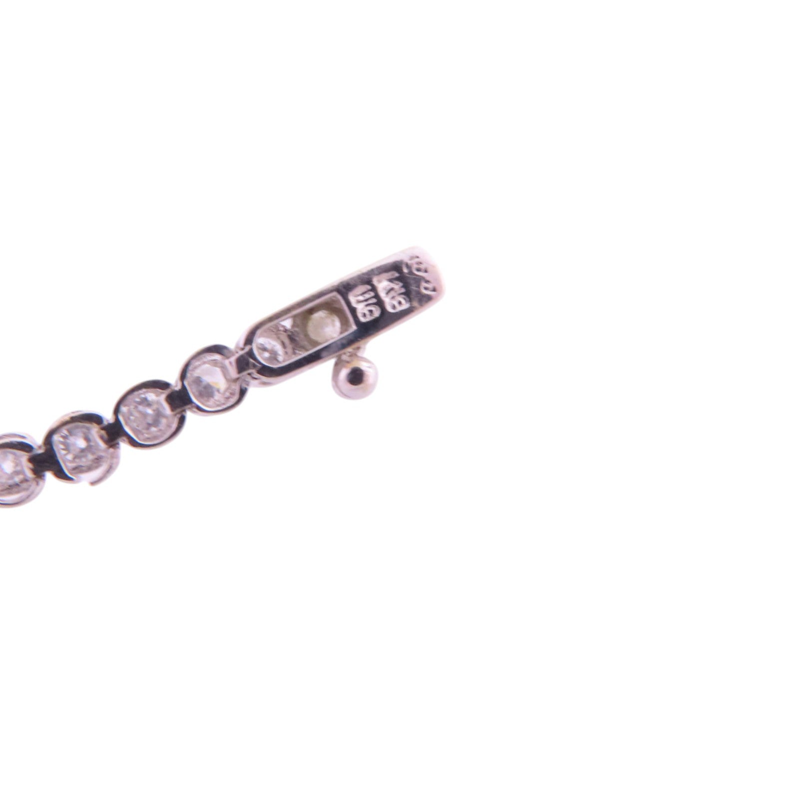 JEWELRY Diamond Bracelet 18K White Gold