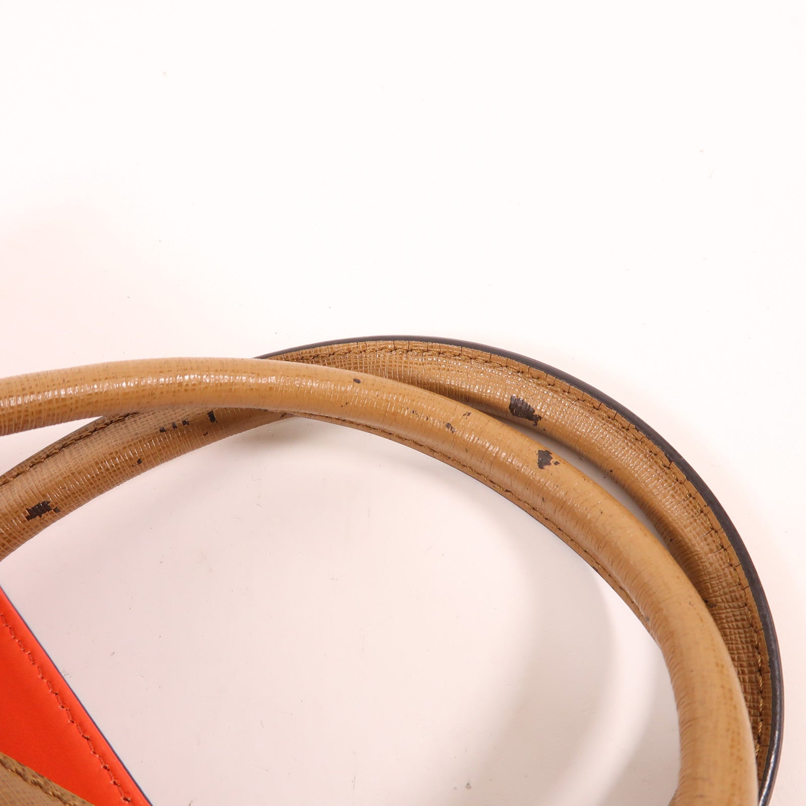 FENDI 羊皮皮革2 Way Shoulder銀扣手挽肩背兩用袋