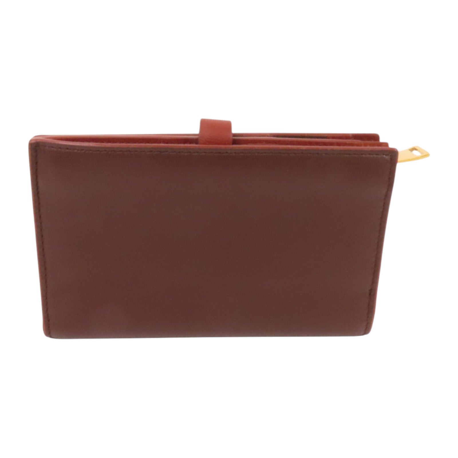 BOTTEGA VENETA 【激減優惠】牛皮皮革Pocket Book Wallet金扣短錢包