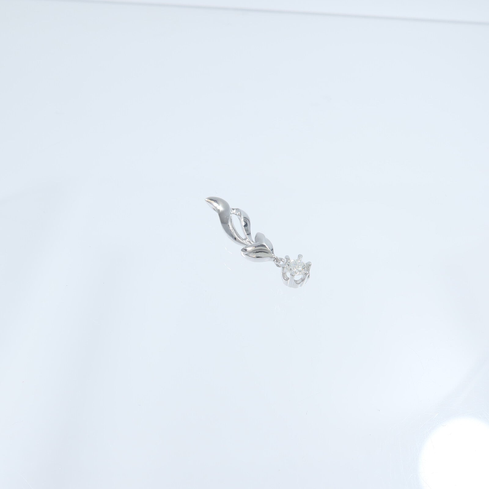 JEWELRY 18K白金Diamond Pendant Top鑽石吊墜