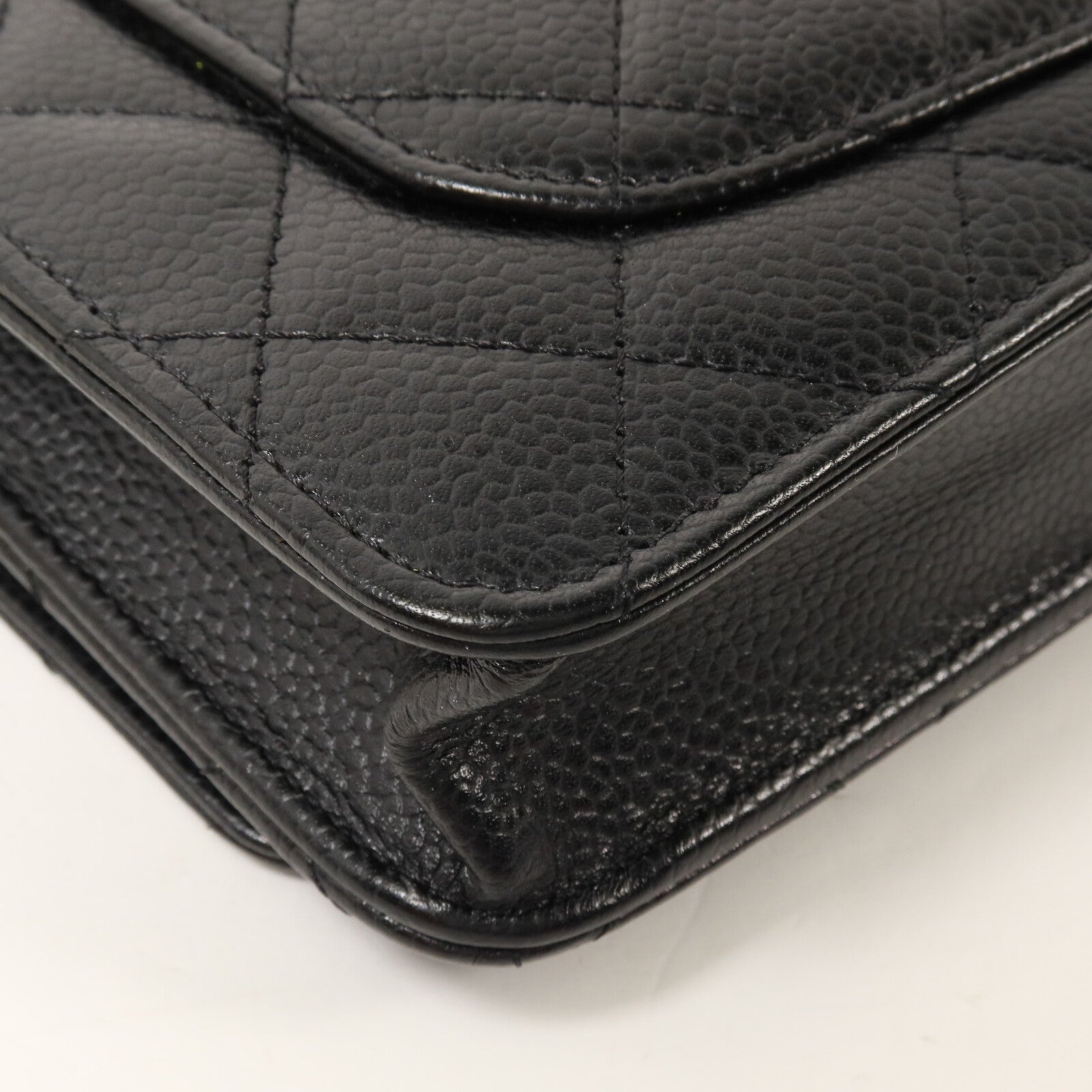 CHANEL 牛皮皮革WOC Wallet On Chain鏈帶肩背袋
