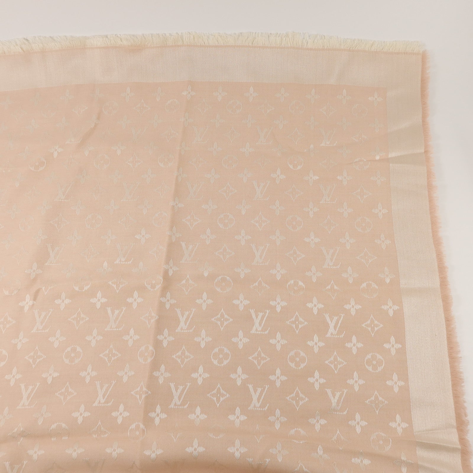 LOUIS VUITTON 絲質/羊毛Scarf絲巾