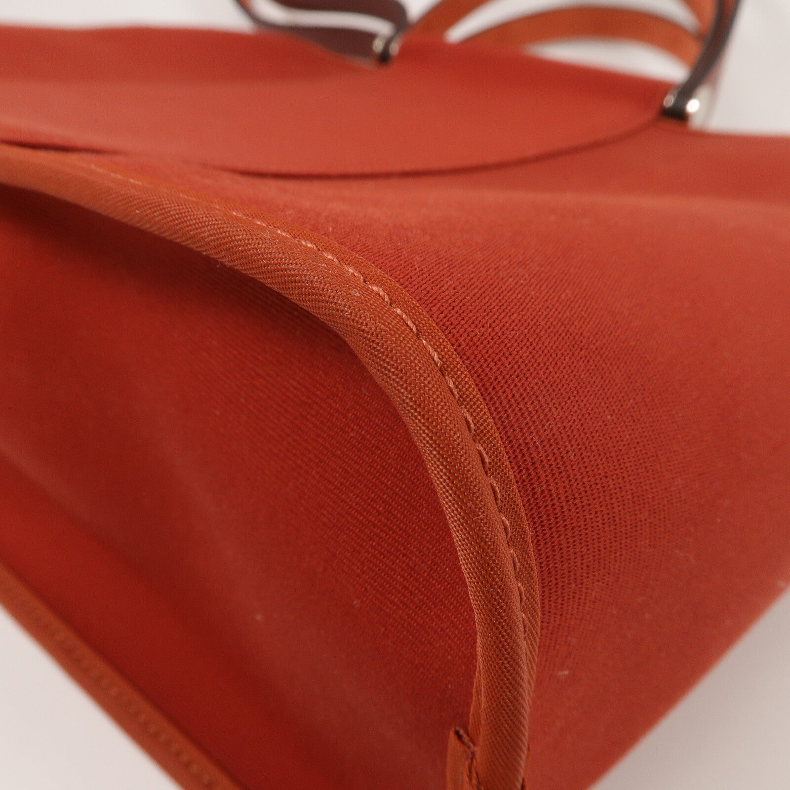 HERMES 帆布Cabag PM手挽肩背兩用袋Roue Venitien/RougeH