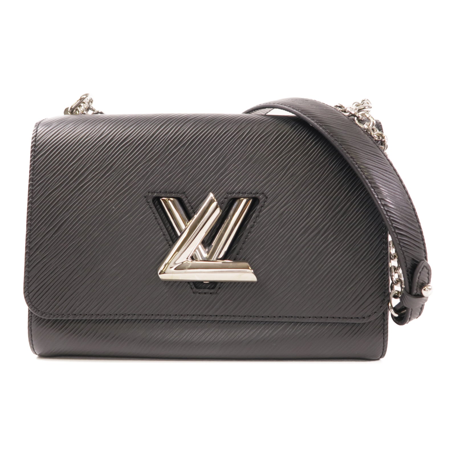 LOUIS VUITTON Epi Twist MM銀扣鏈帶肩背袋