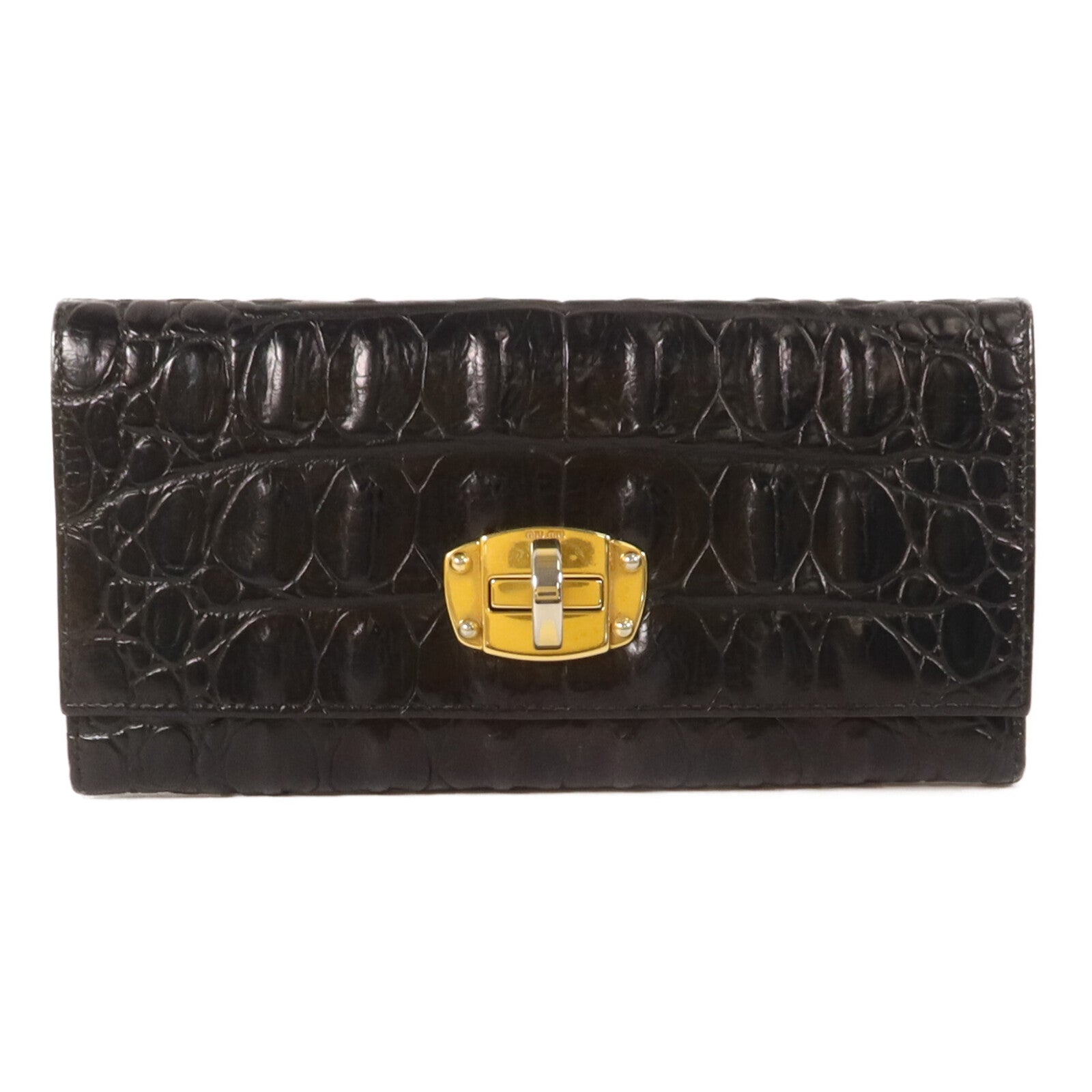 Miu Miu 牛皮皮革Long Wallet長錢包