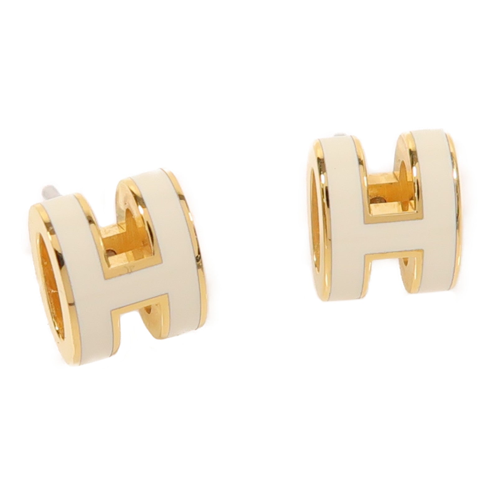 HERMES 金屬Mini Pop H Earrings耳環