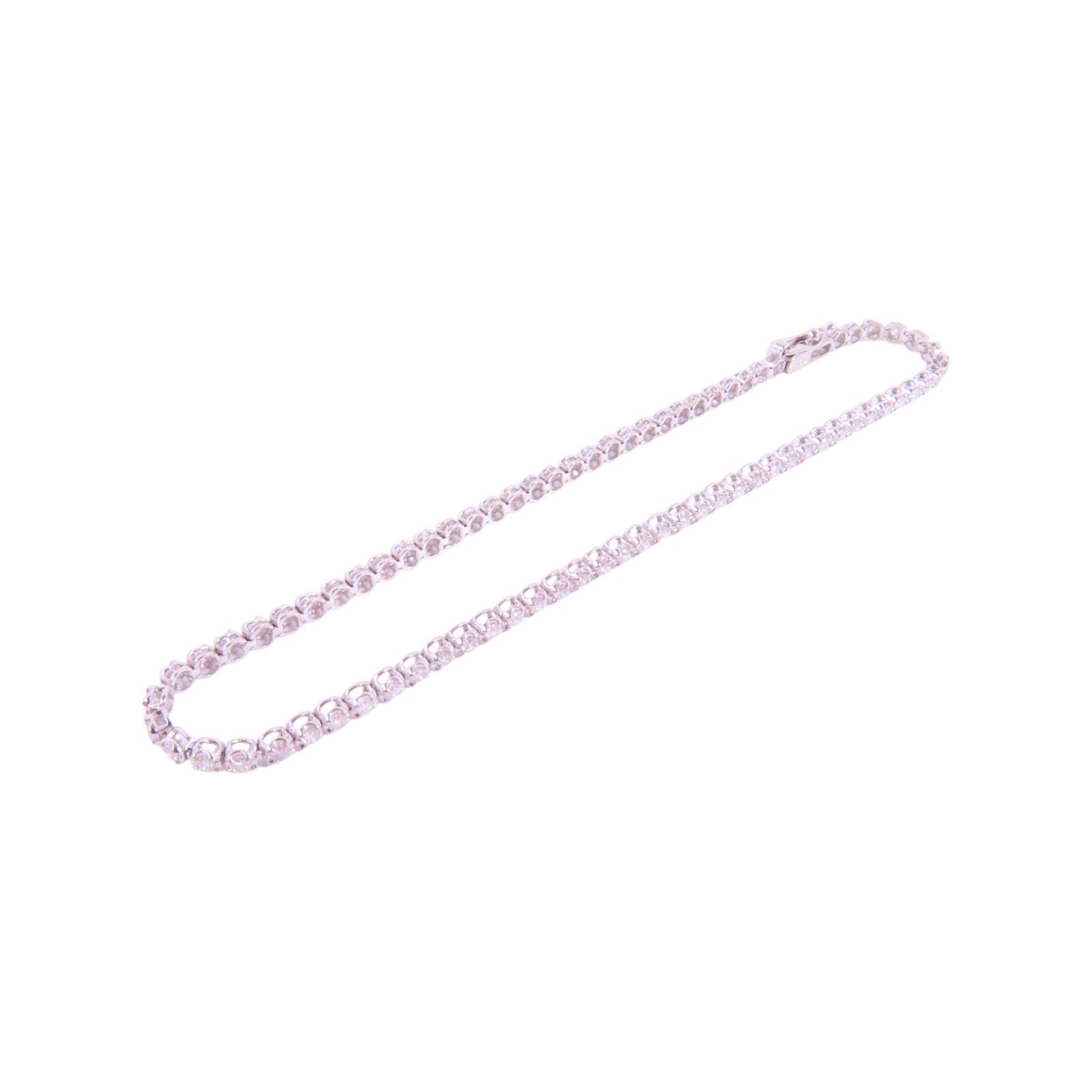 JEWELRY Diamond Bracelet 18K White Gold