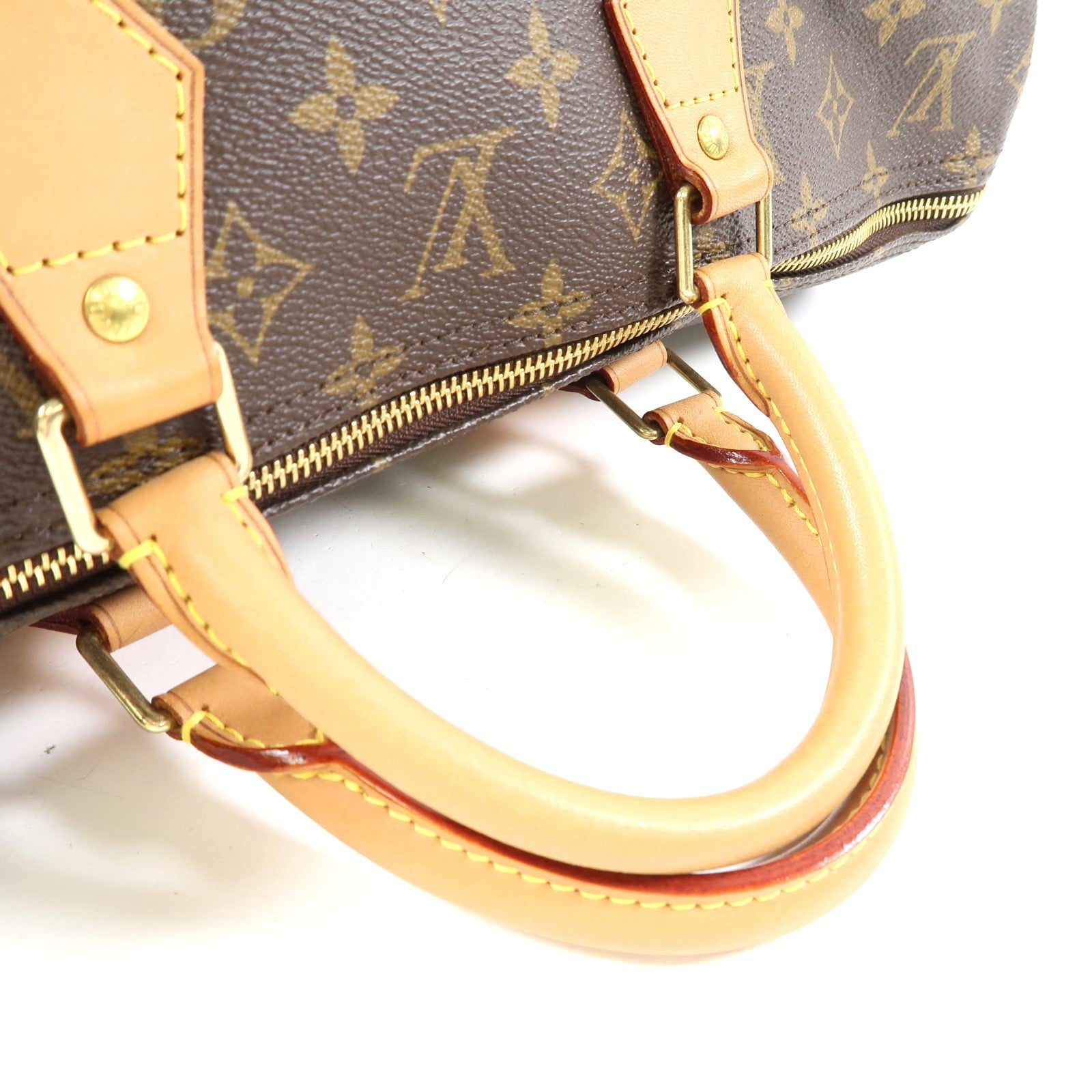 LOUIS VUITTON 【激減優惠】Monogram Speedy 40金扣手挽袋啡色