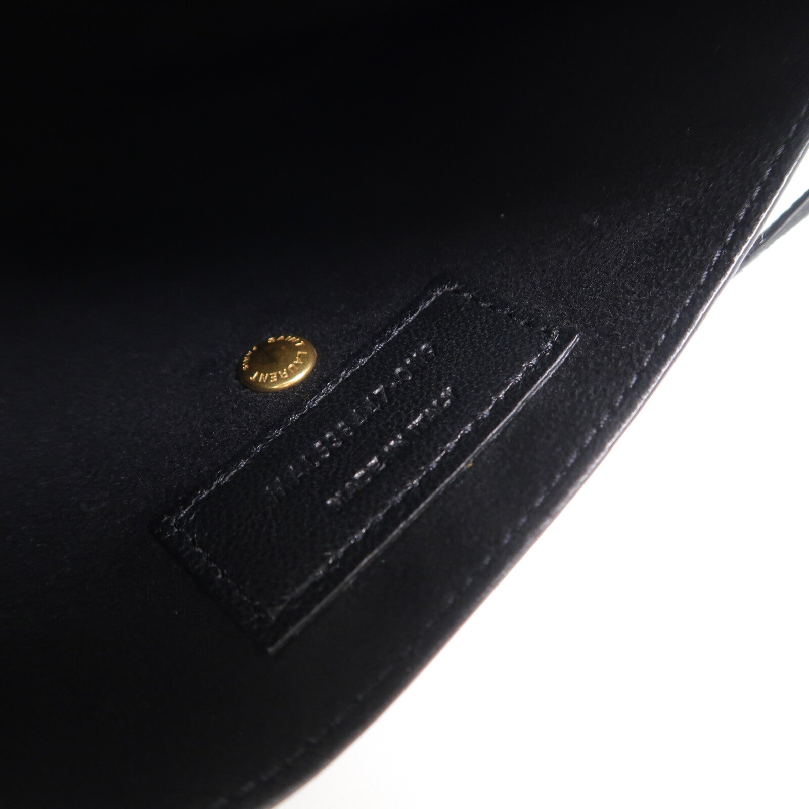 YVES SAINT LAURENT 羊皮皮革Teddy Drawstring Bag鏈帶肩背袋
