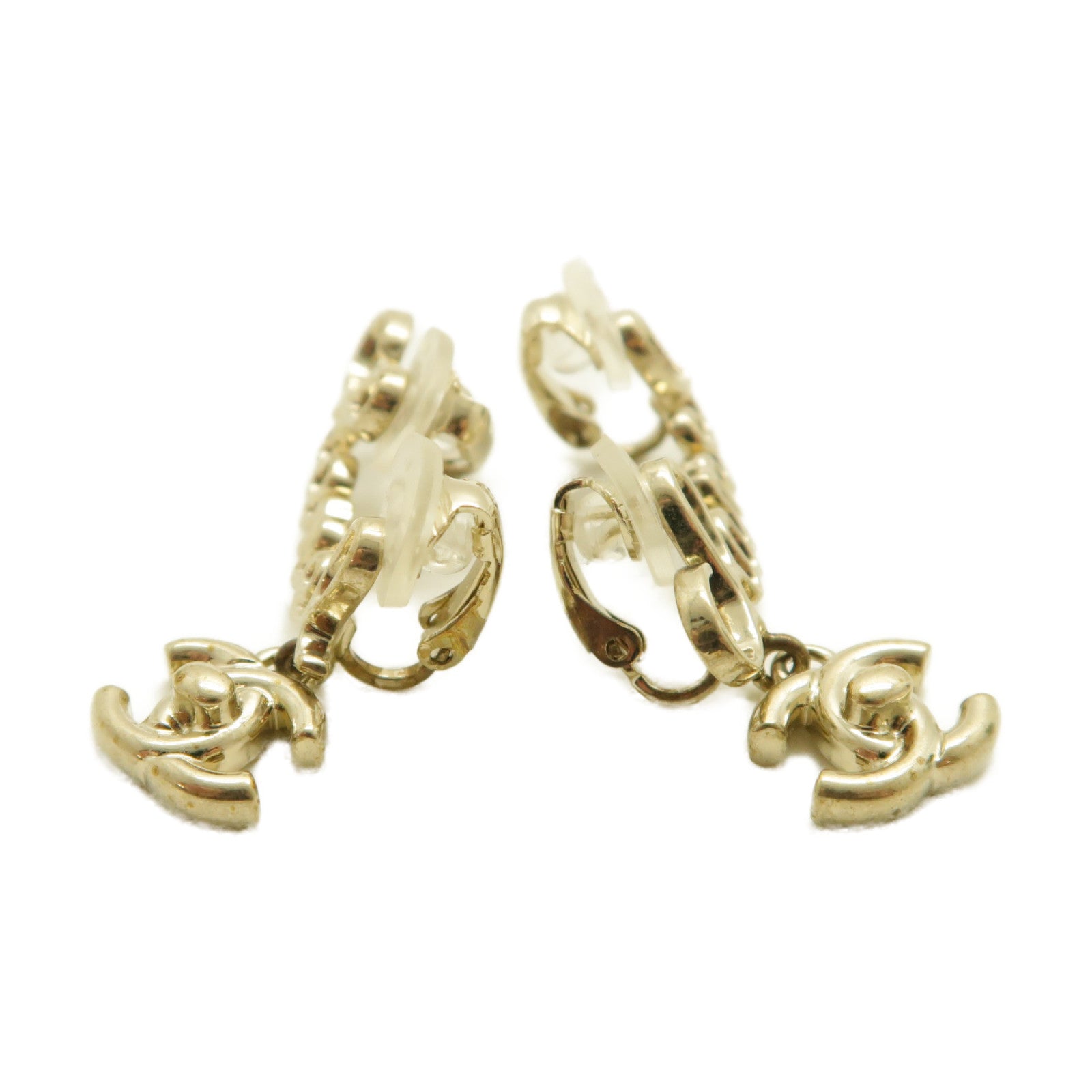 CHANEL 金屬Earrings耳環金色