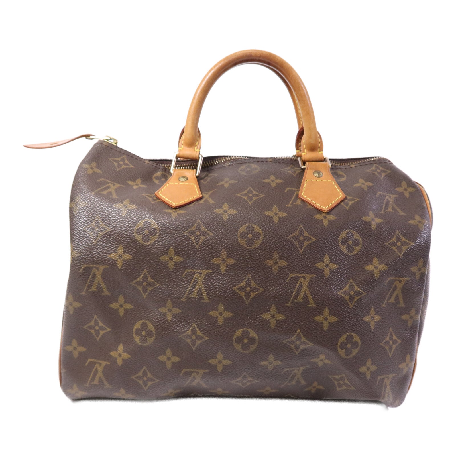 LOUIS VUITTON Monogram Speedy 30金扣手挽袋