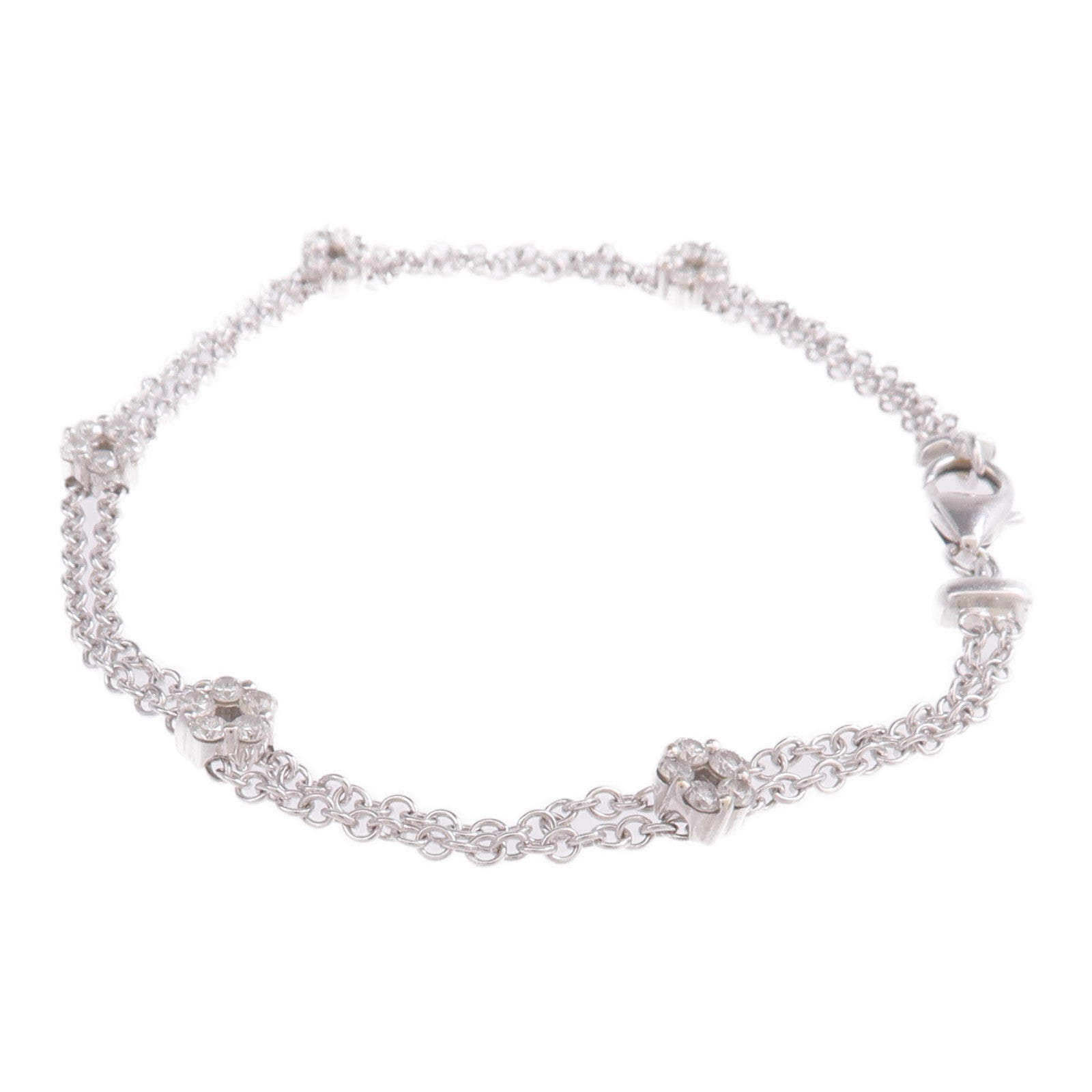 JEWELRY 18K白金Diamond Bracelet鑽石手鏈
