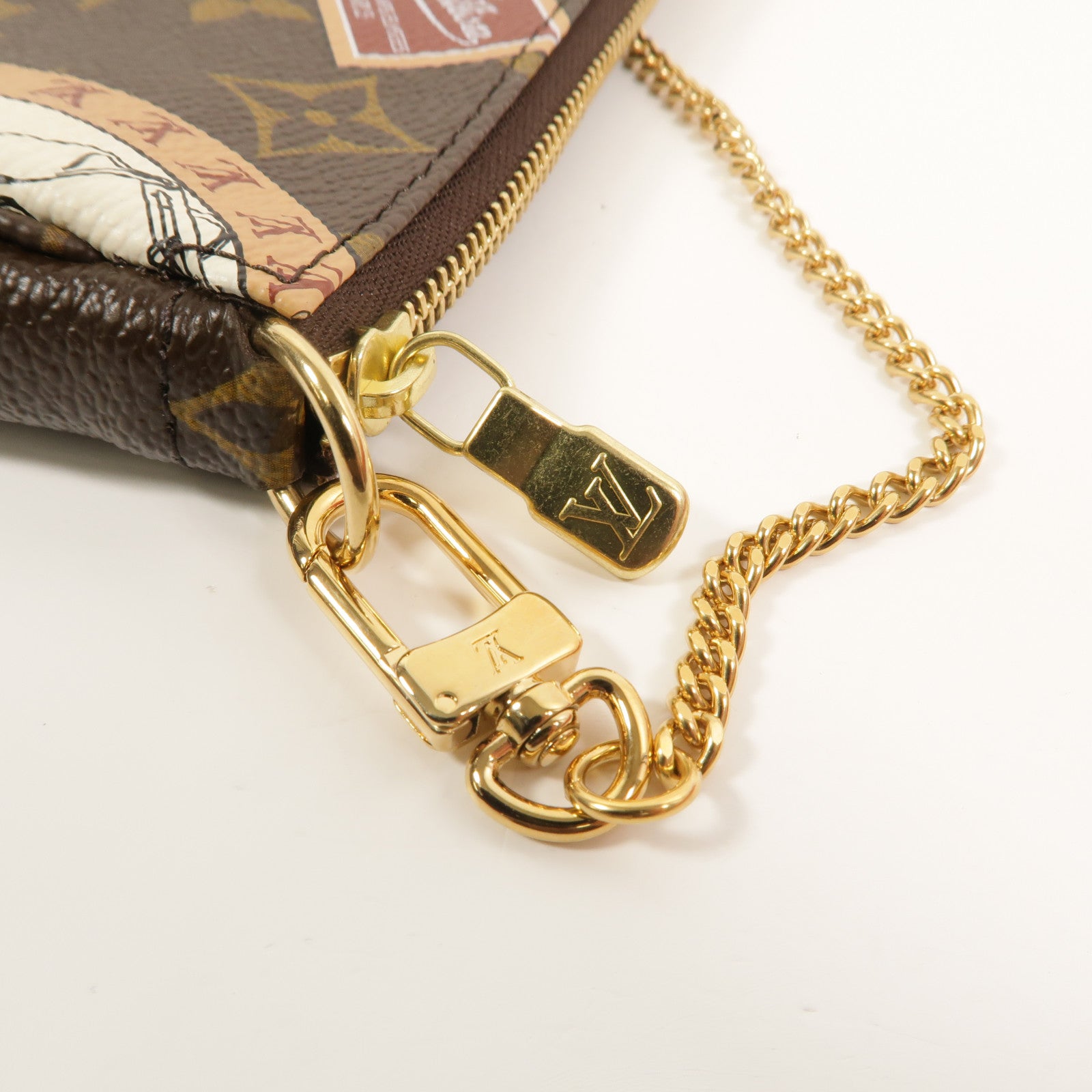 LOUIS VUITTON Monogram Mini Pochette Accessoires Pouch零錢包
