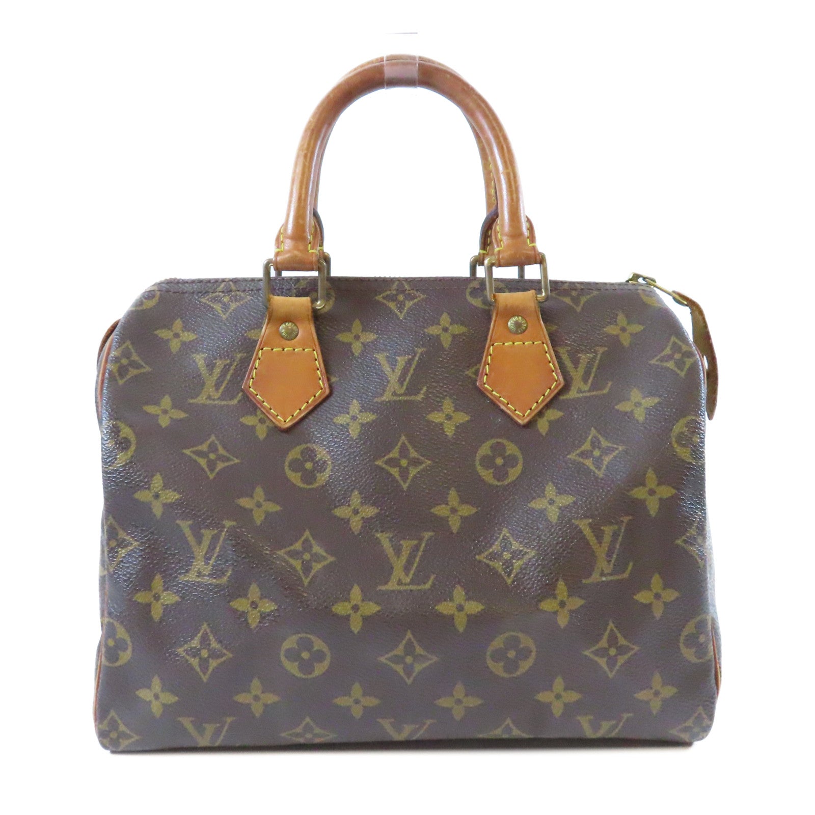 LOUIS VUITTON 【激減優惠】Monogram Speedy 25金扣手挽袋啡色
