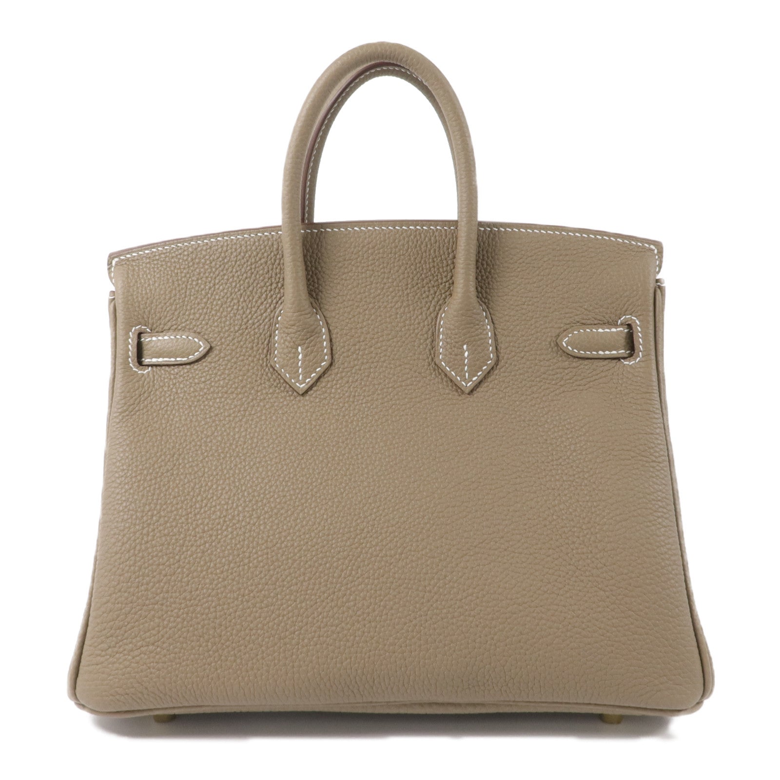 HERMES Togo皮革Birkin 25手挽袋Etoupe