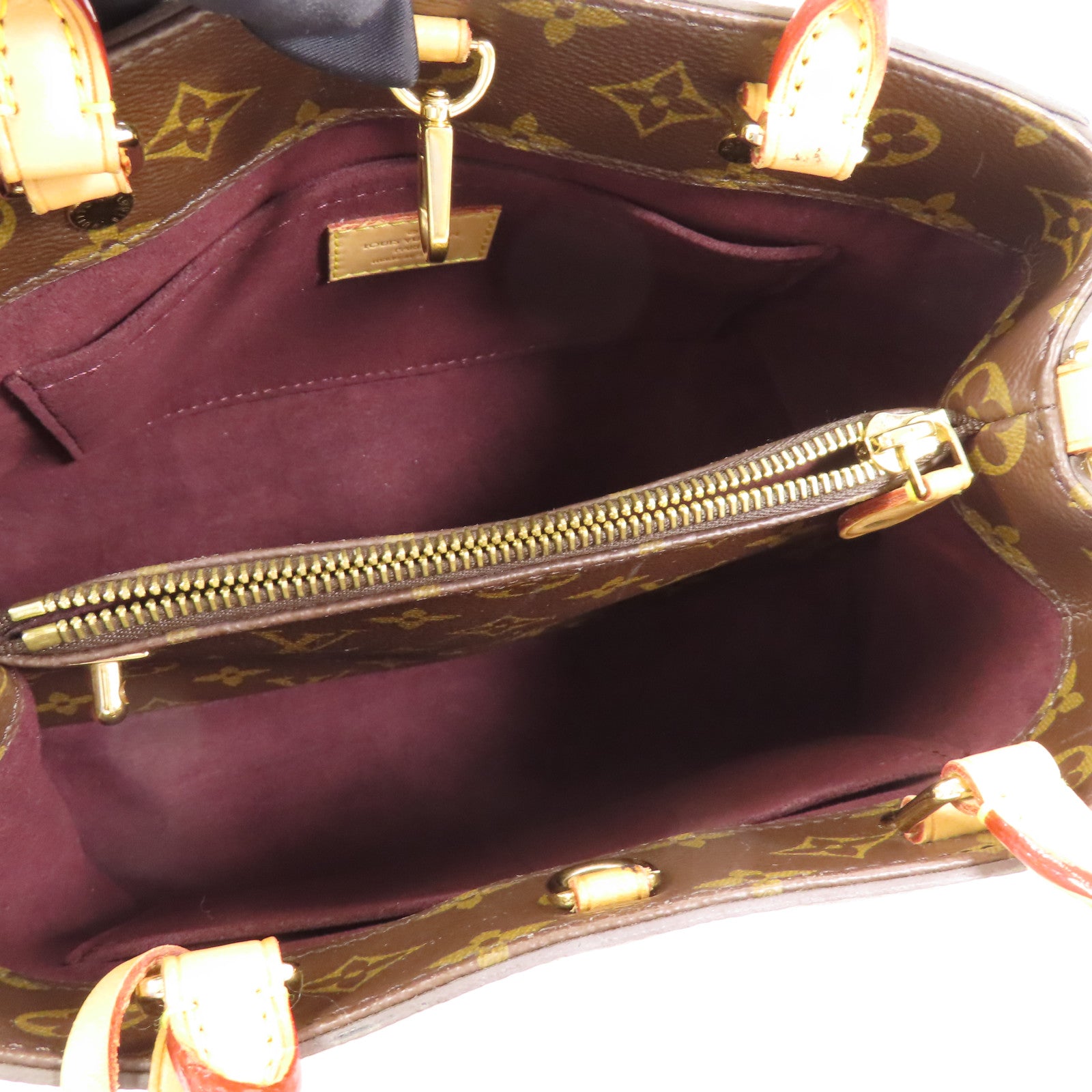 LOUIS VUITTON Monogram Montaigne BB金扣手挽肩背兩用袋