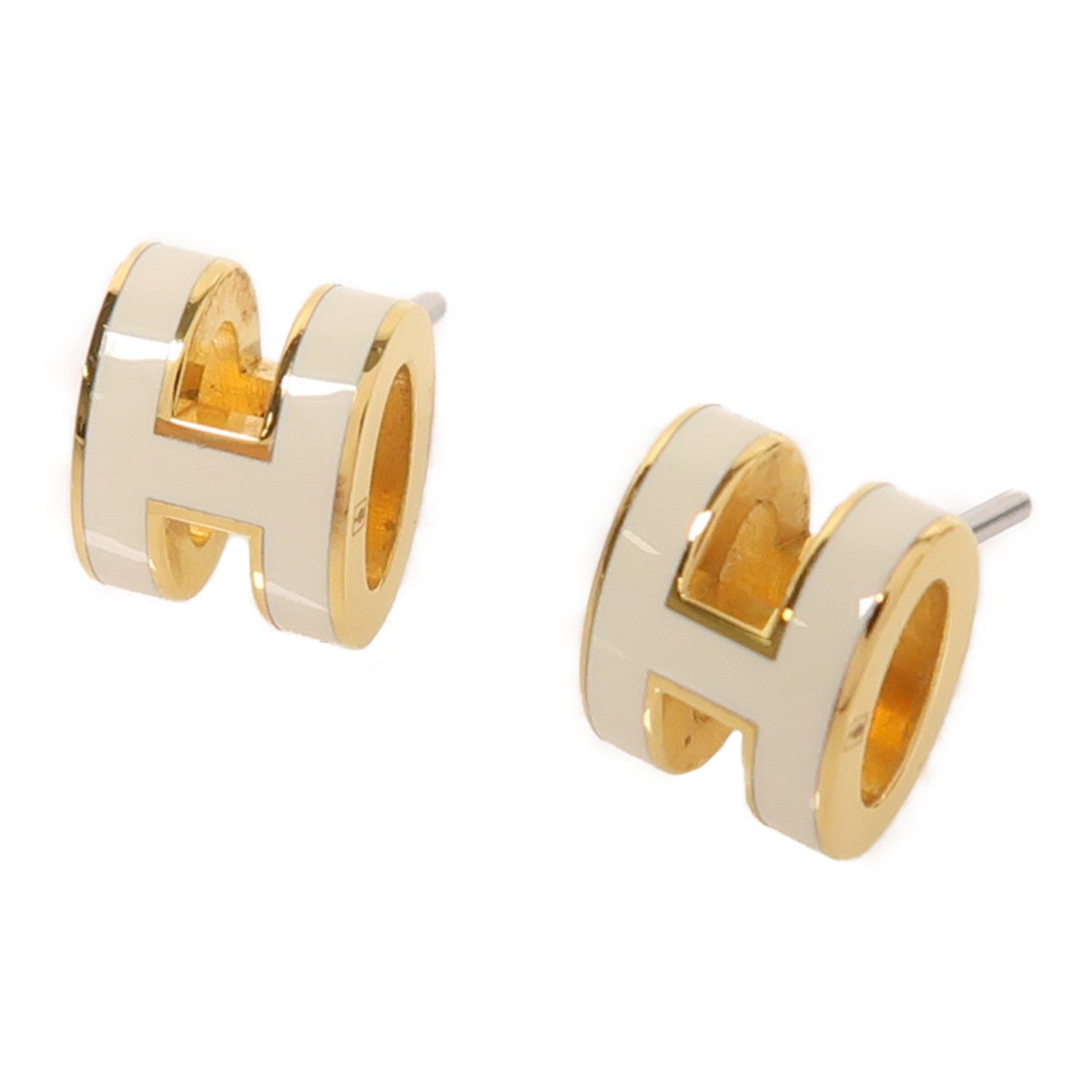 HERMES 金屬Mini Pop H Earrings耳環