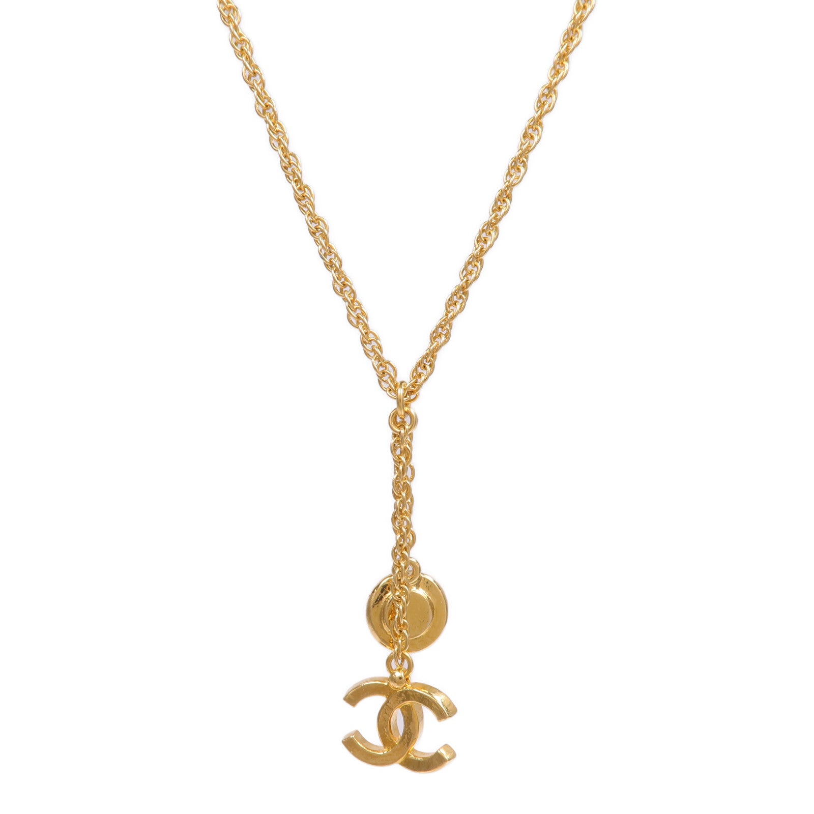 CHANEL 金屬/水晶Necklace項鍊