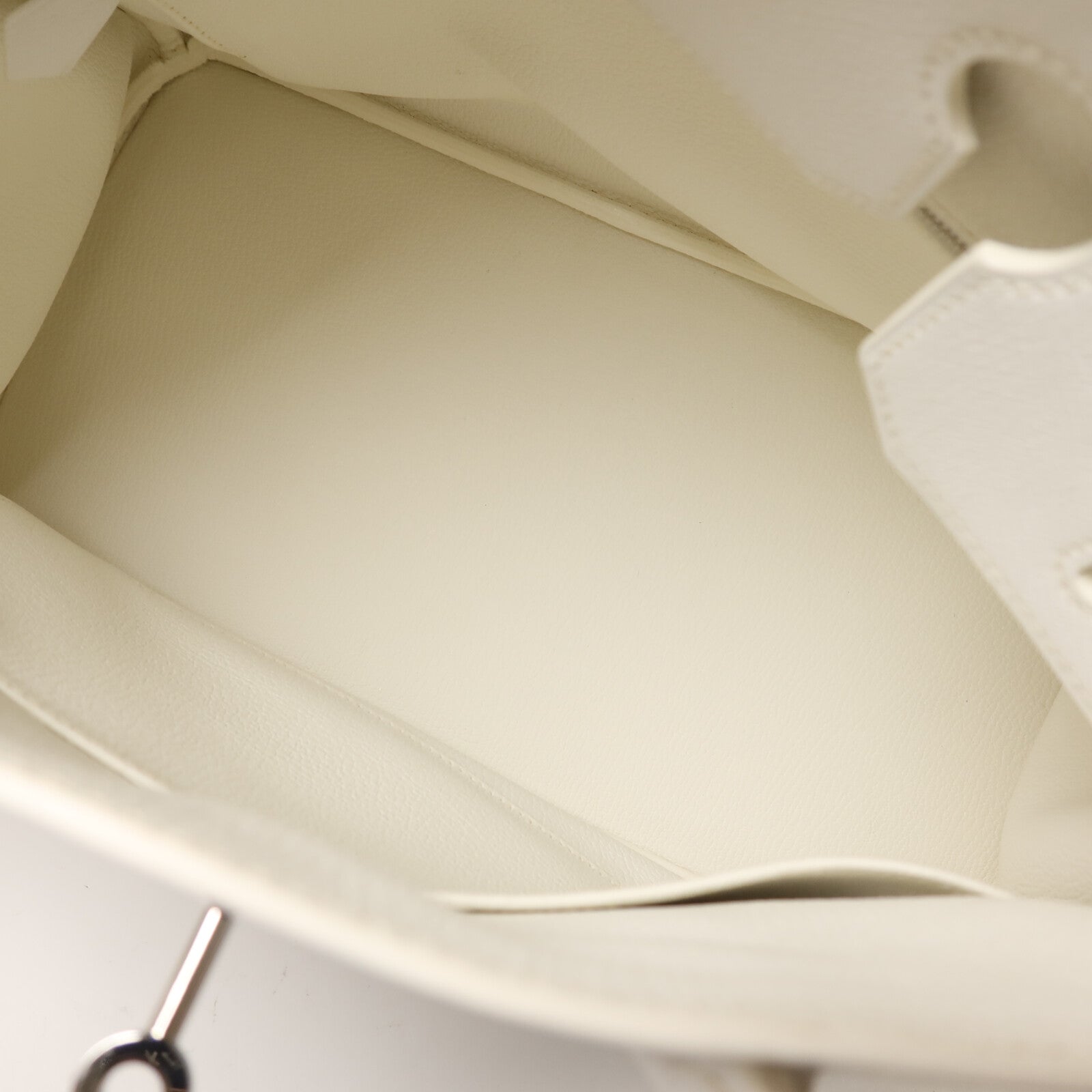 HERMES Epsom皮革Birkin 35手挽袋Blanc