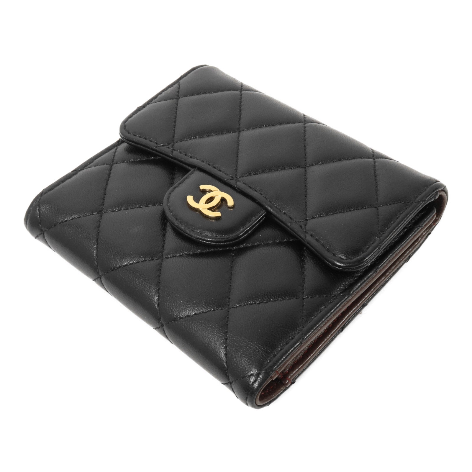 CHANEL 羊皮皮革Classic Small Flap Wallet錢包