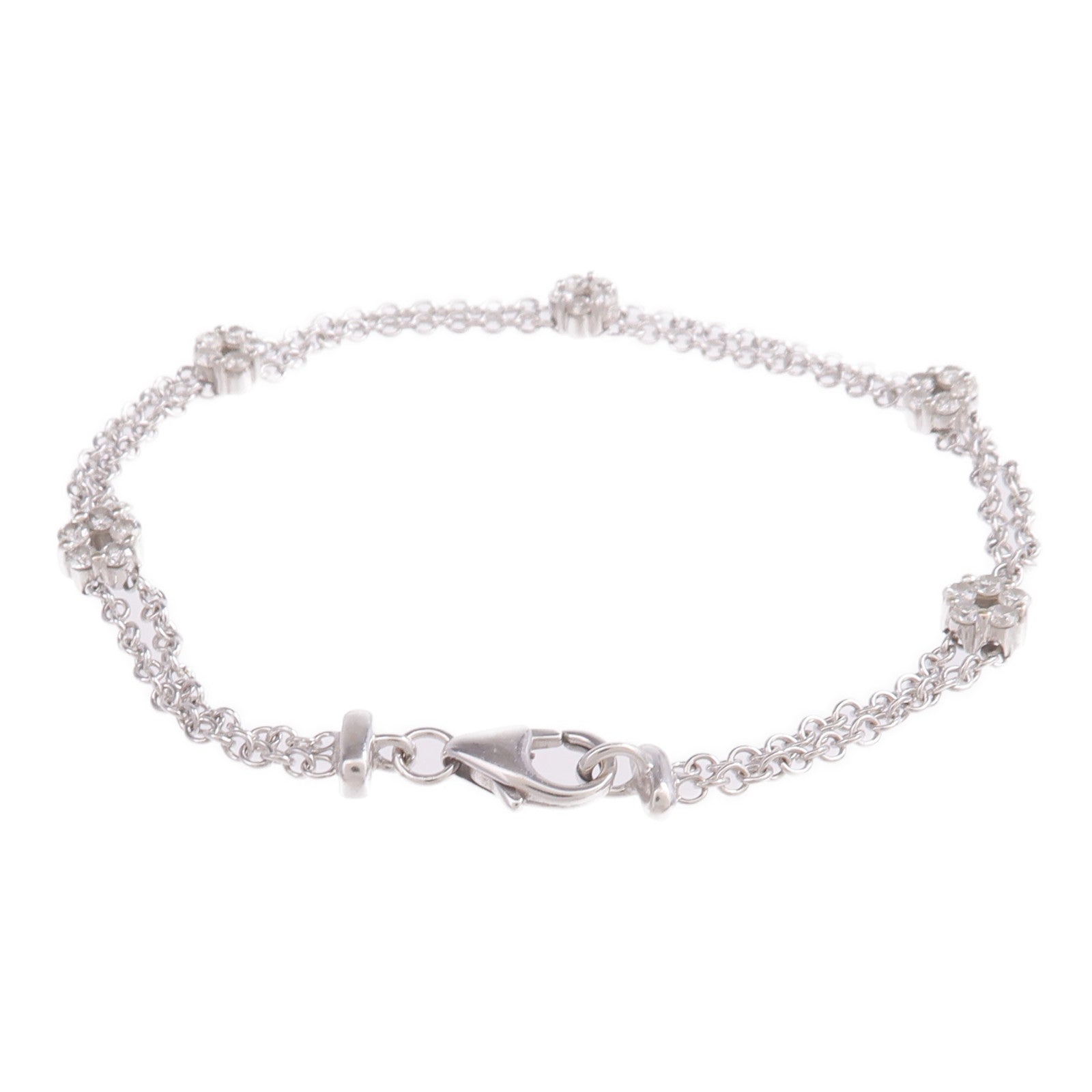 JEWELRY 18K白金Diamond Bracelet鑽石手鏈