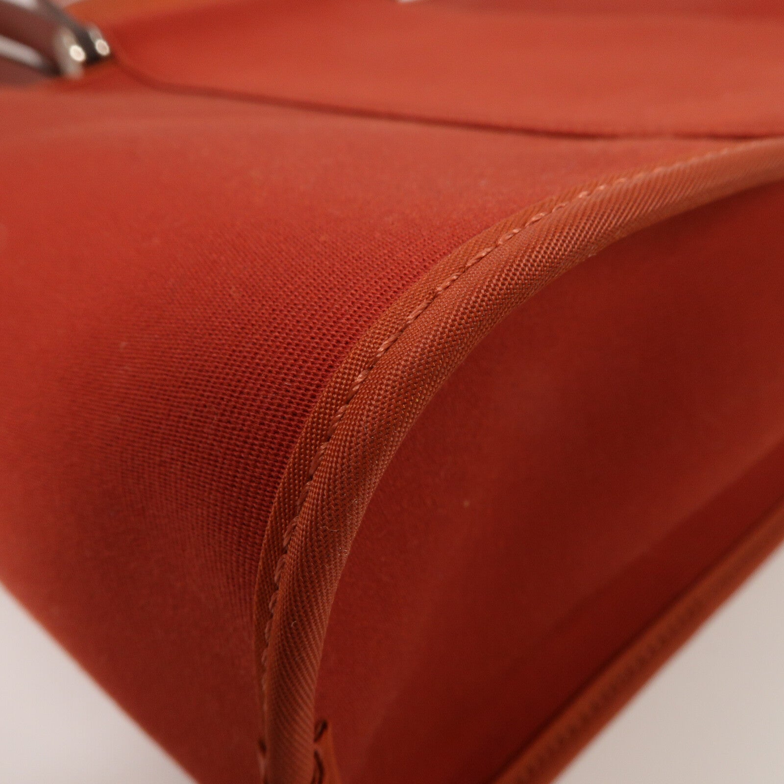 HERMES 帆布Cabag PM手挽肩背兩用袋Roue Venitien/RougeH