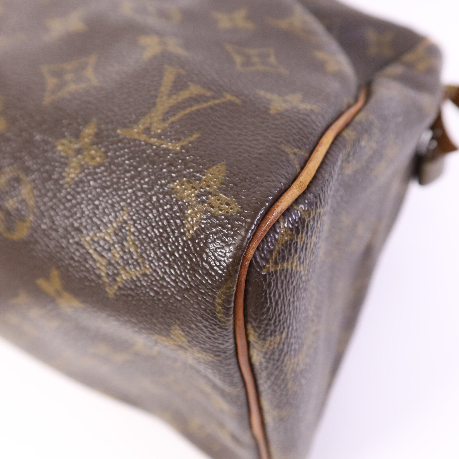 LOUIS VUITTON Monogram Speedy 30金扣手挽袋