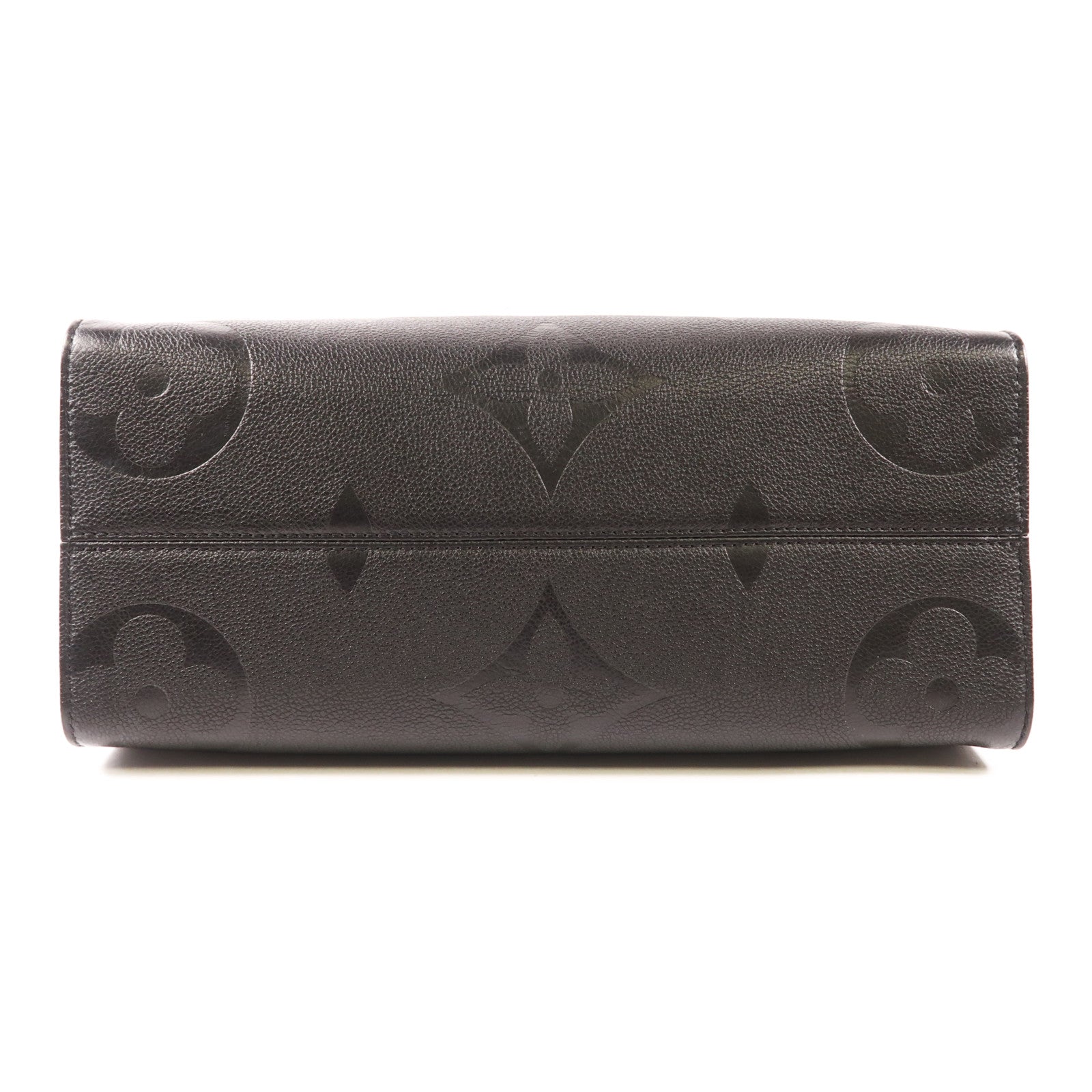 LOUIS VUITTON Monogram Empreinte On The Go MM金扣手挽肩背兩用袋