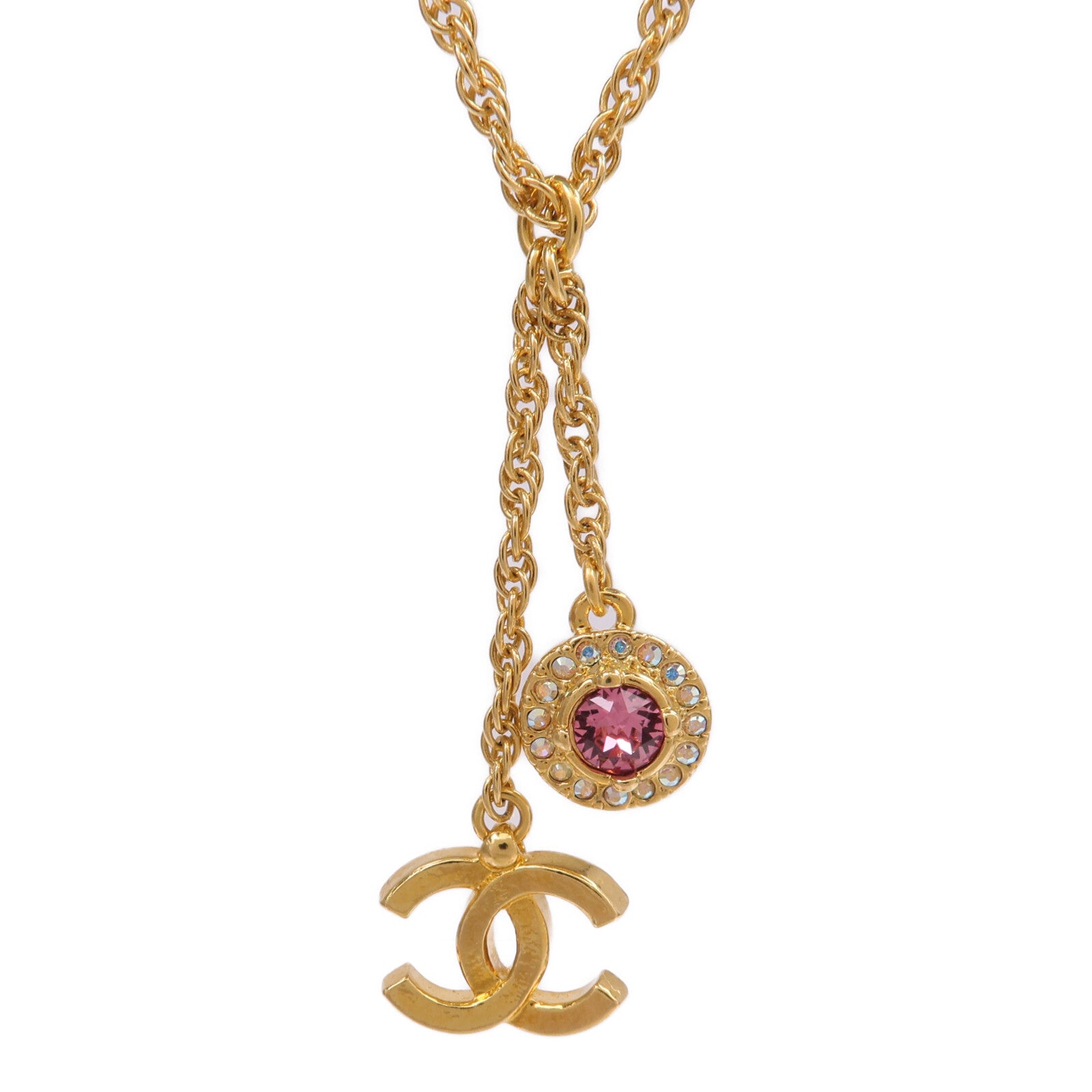 CHANEL 金屬/水晶Necklace項鍊