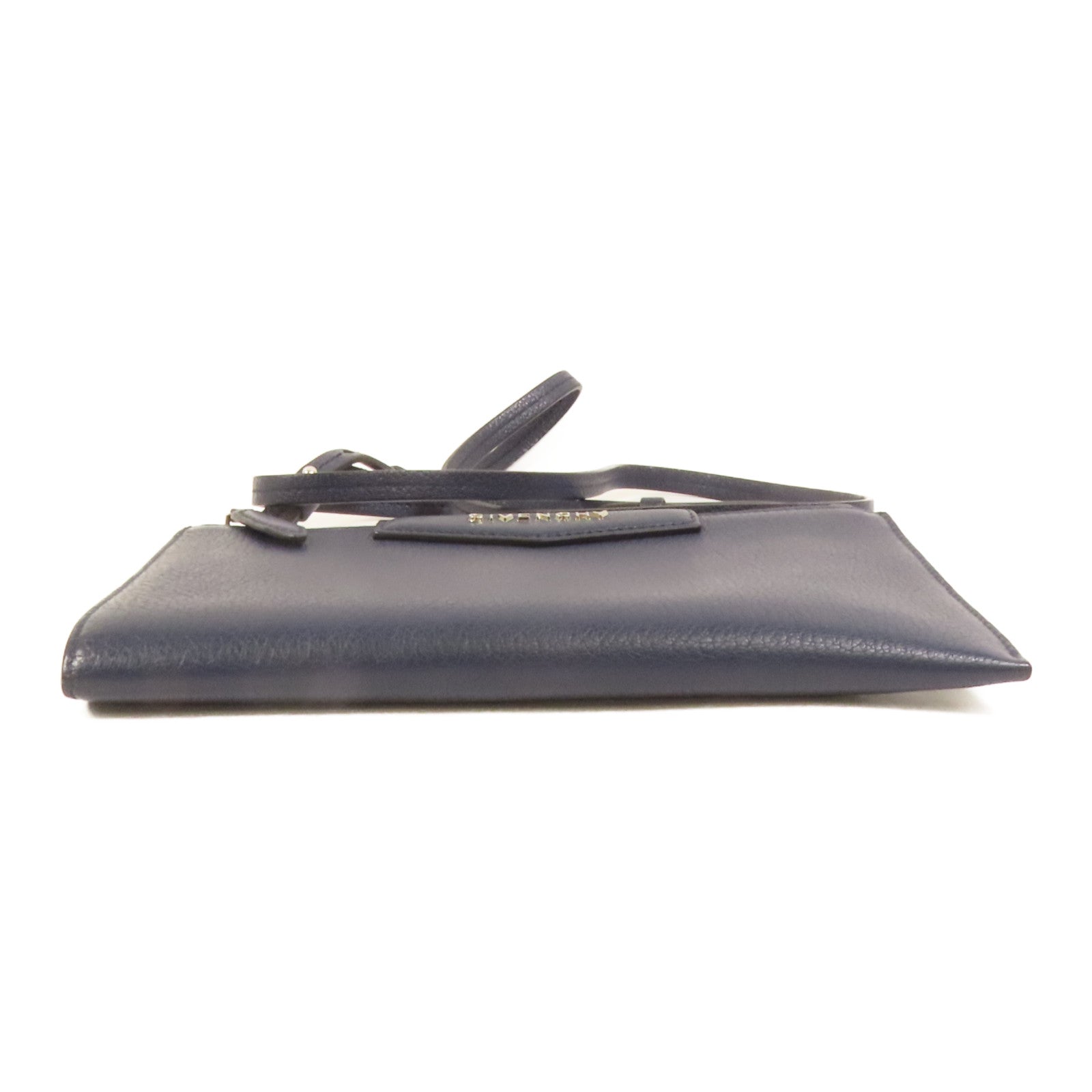 GIVENCHY 牛皮皮革Clutch Bag銀扣肩背袋