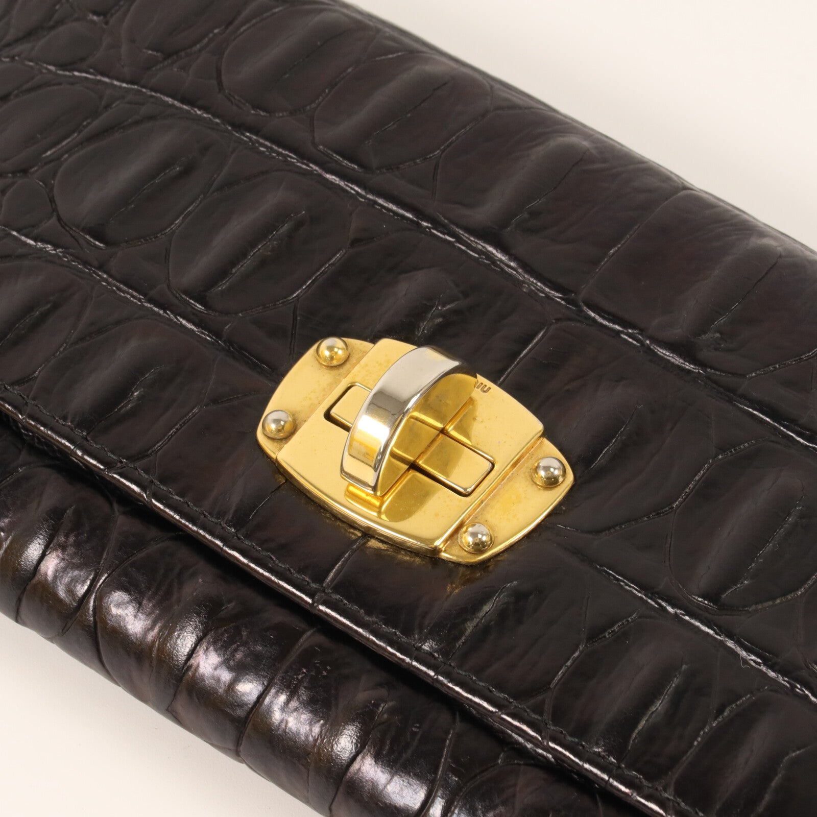 Miu Miu 牛皮皮革Long Wallet長錢包