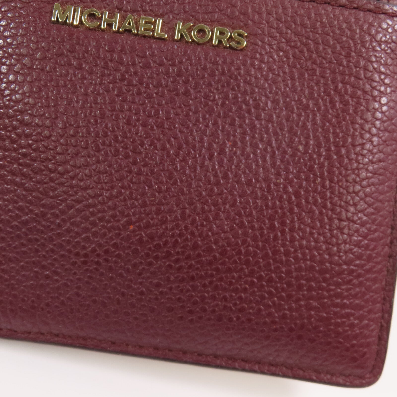 Michael Kors 牛皮皮革Card Case with Handle金扣卡套