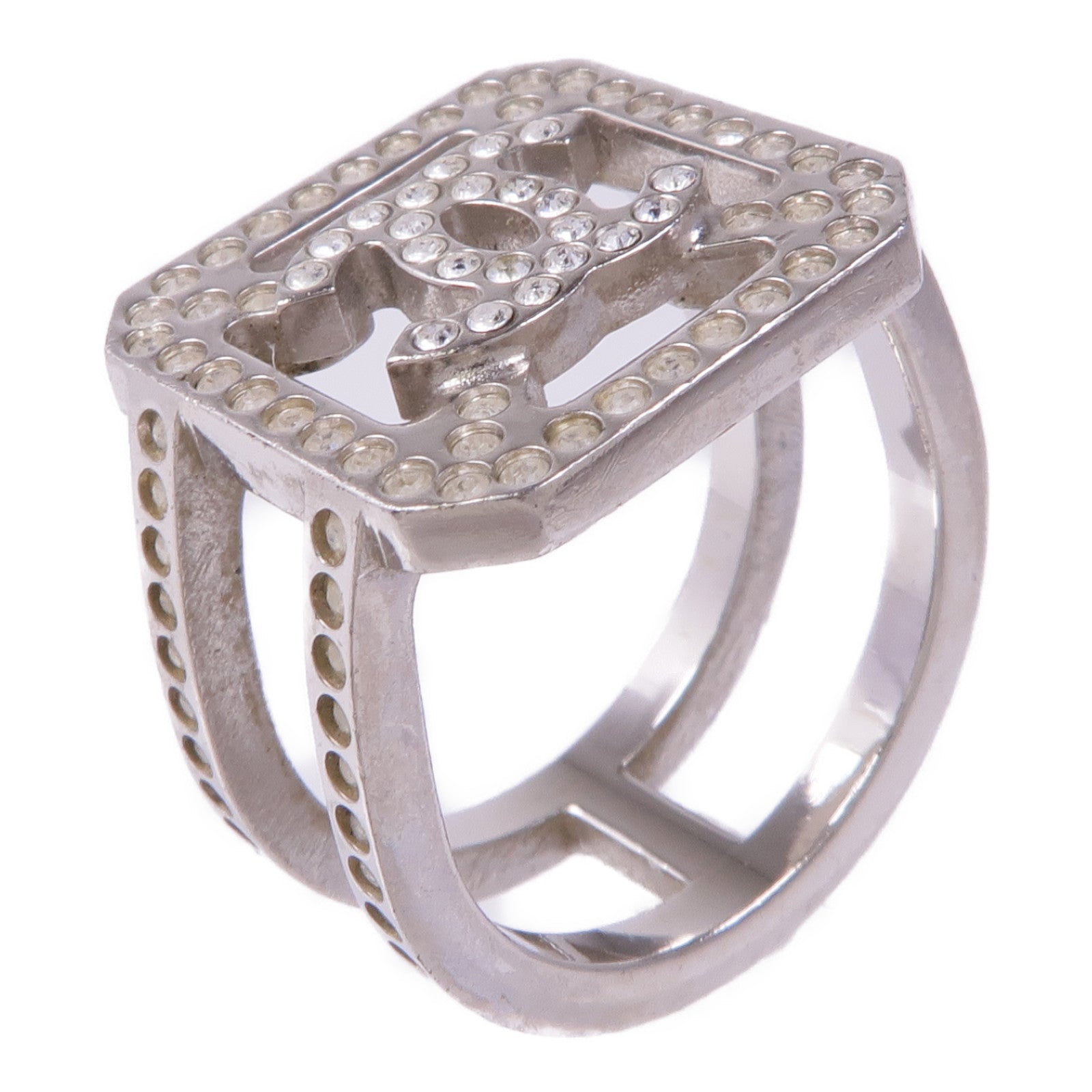 CHANEL 金屬Ring戒指US#6