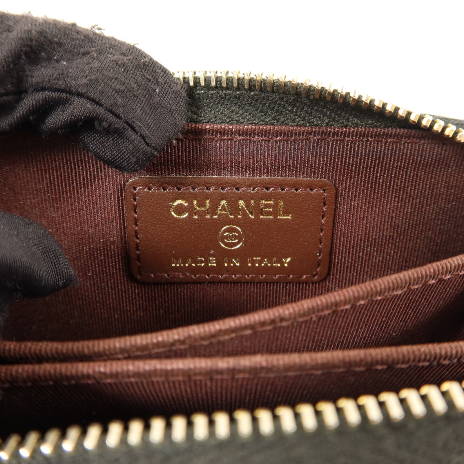 CHANEL 牛皮皮革Coin Case零錢包