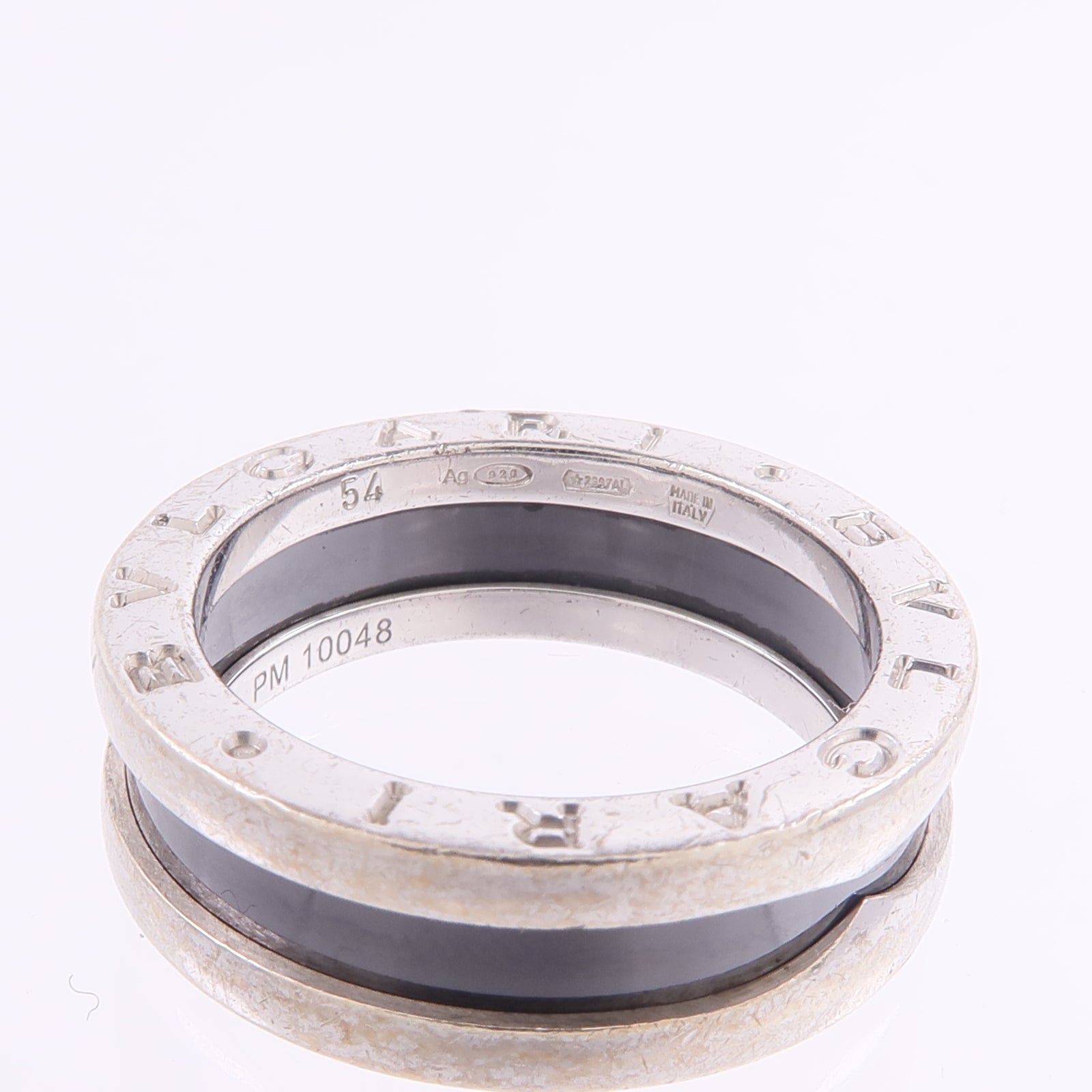 BVLGARI 925純銀/陶瓷Save The Children Ring戒指