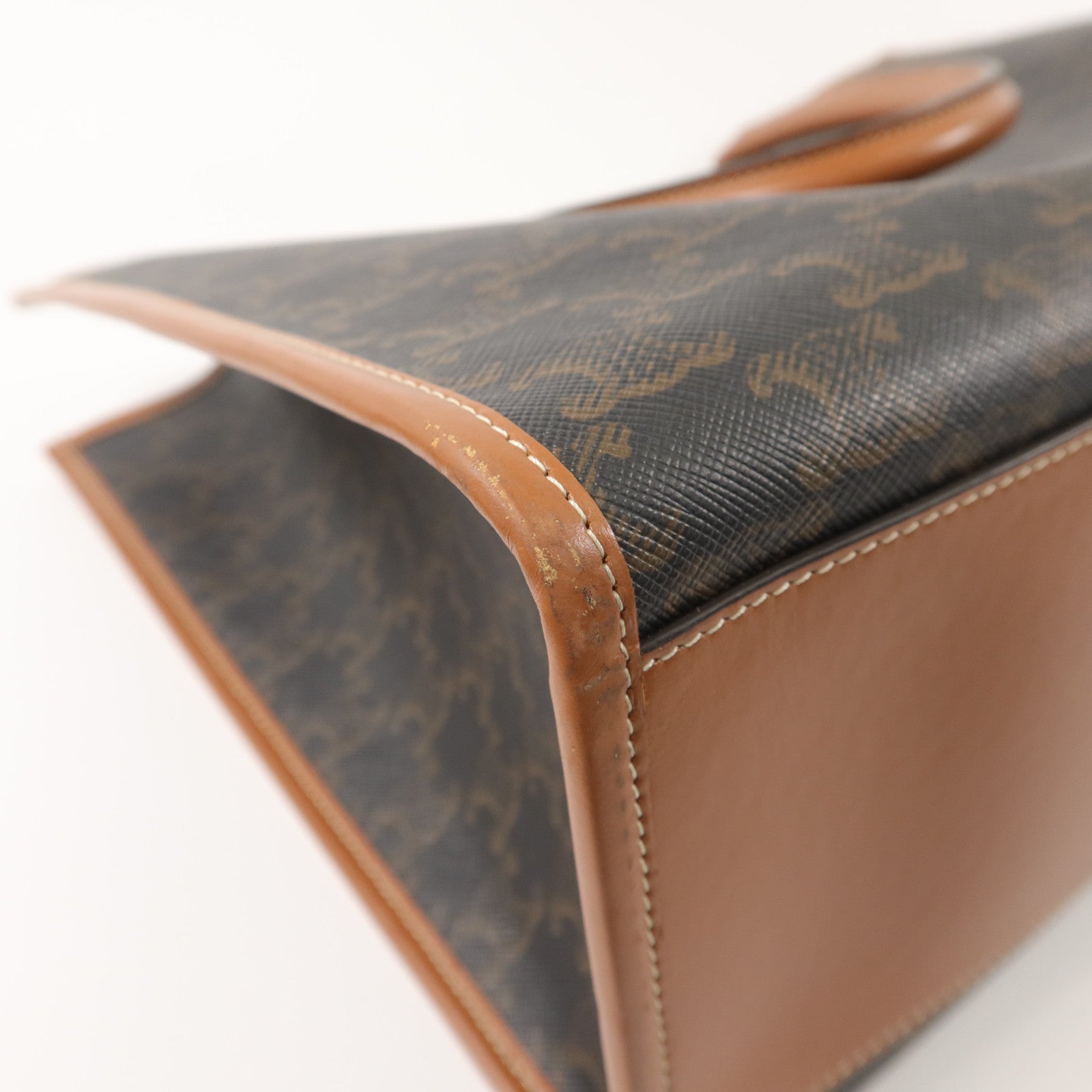 CELINE 塗層帆布Horizontal Cabas手挽袋