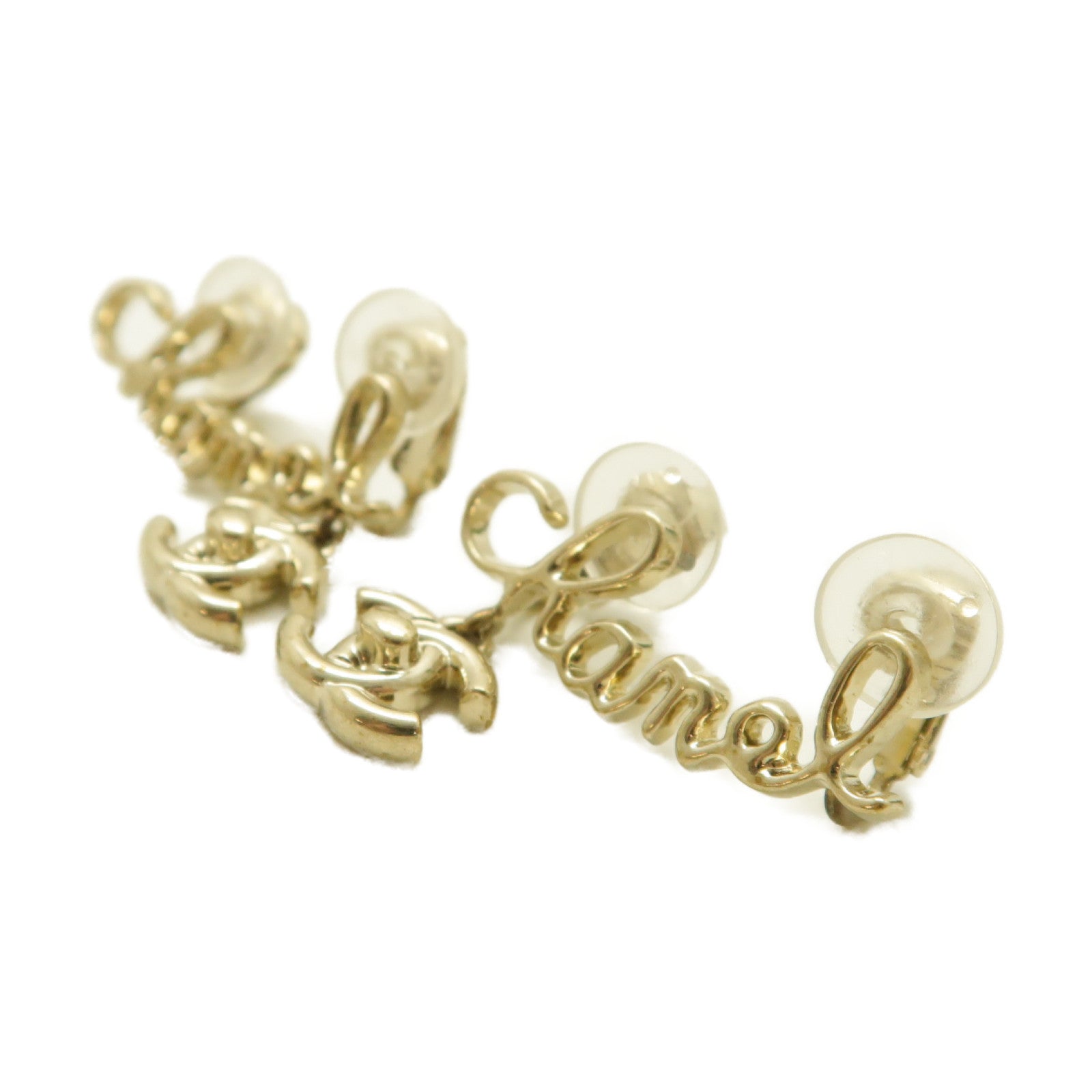 CHANEL 金屬Earrings耳環金色