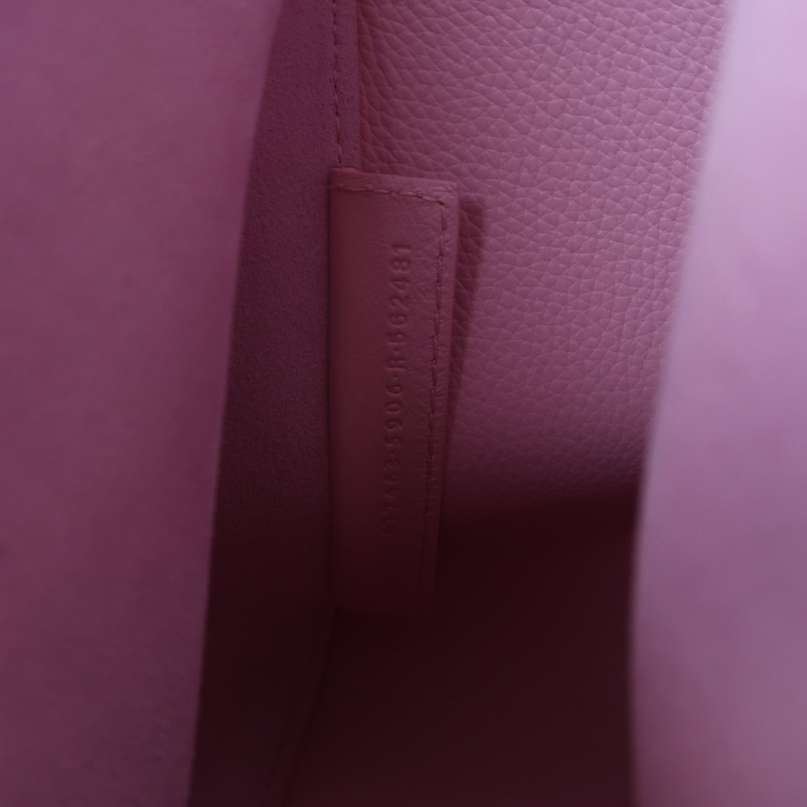 BALENCIAGA 牛皮皮革Shoulder Bag銀扣手挽肩背兩用袋粉紅色