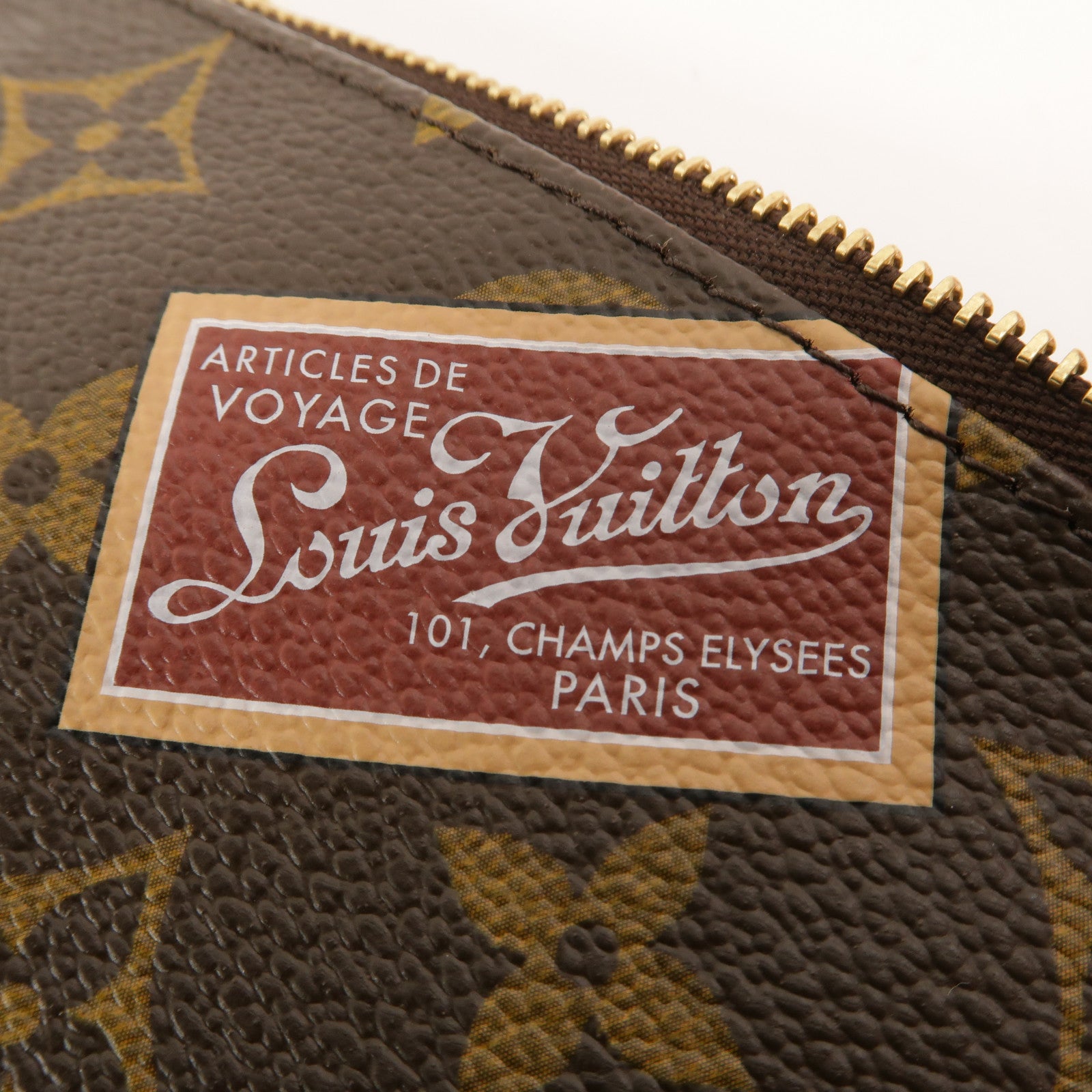 LOUIS VUITTON Monogram Mini Pochette Accessoires Pouch零錢包