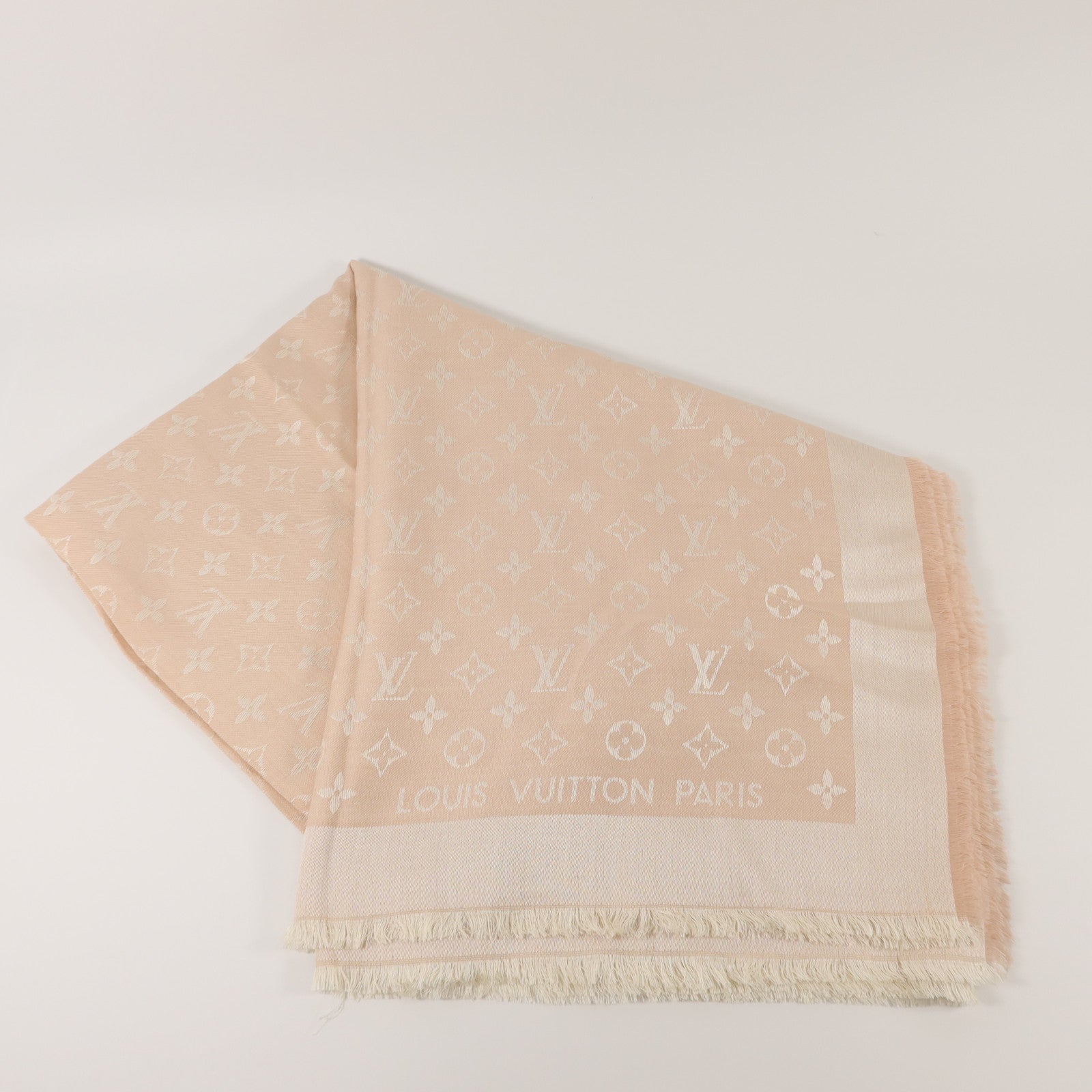 LOUIS VUITTON 絲質/羊毛Scarf絲巾