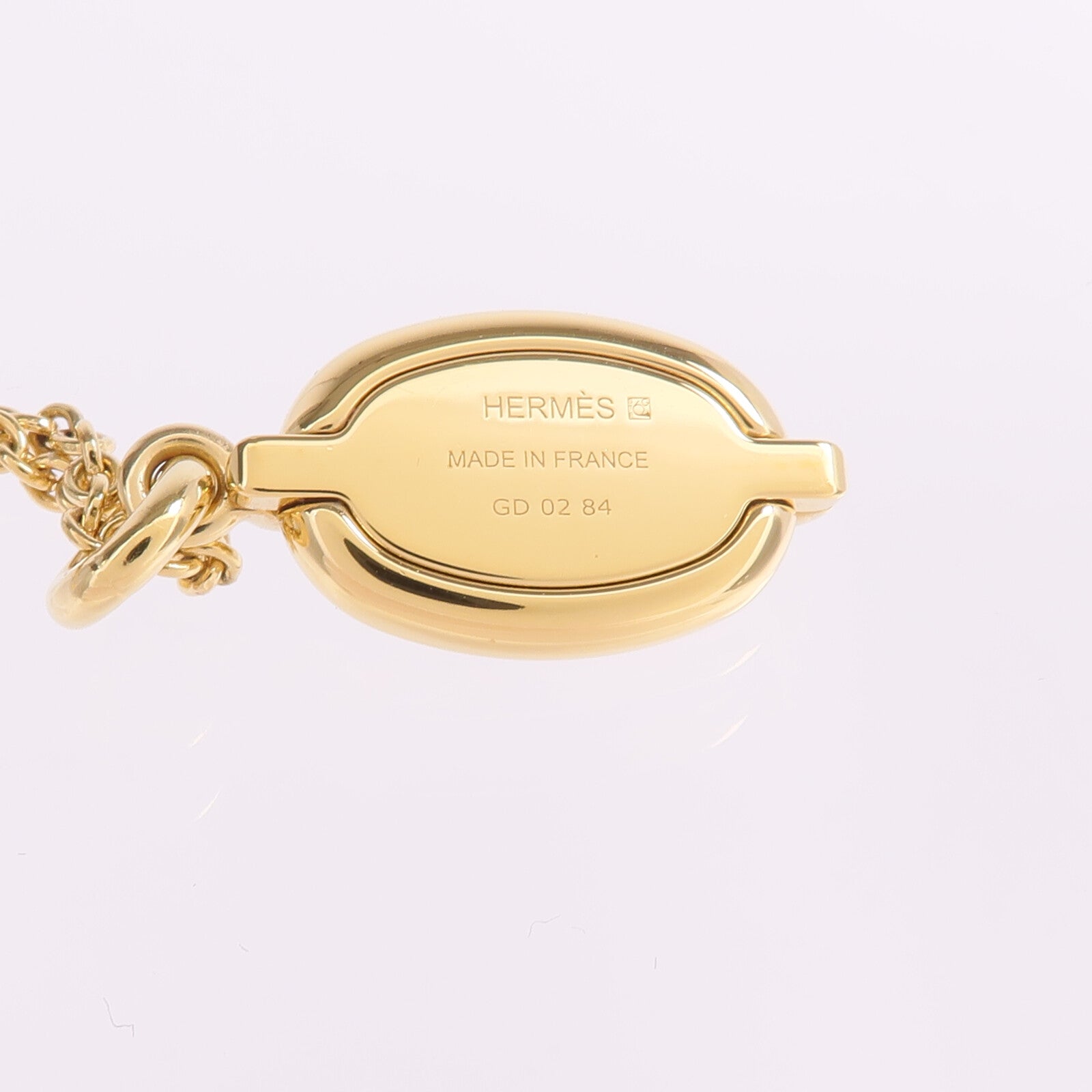 HERMES 金屬Mini Maillon項鍊