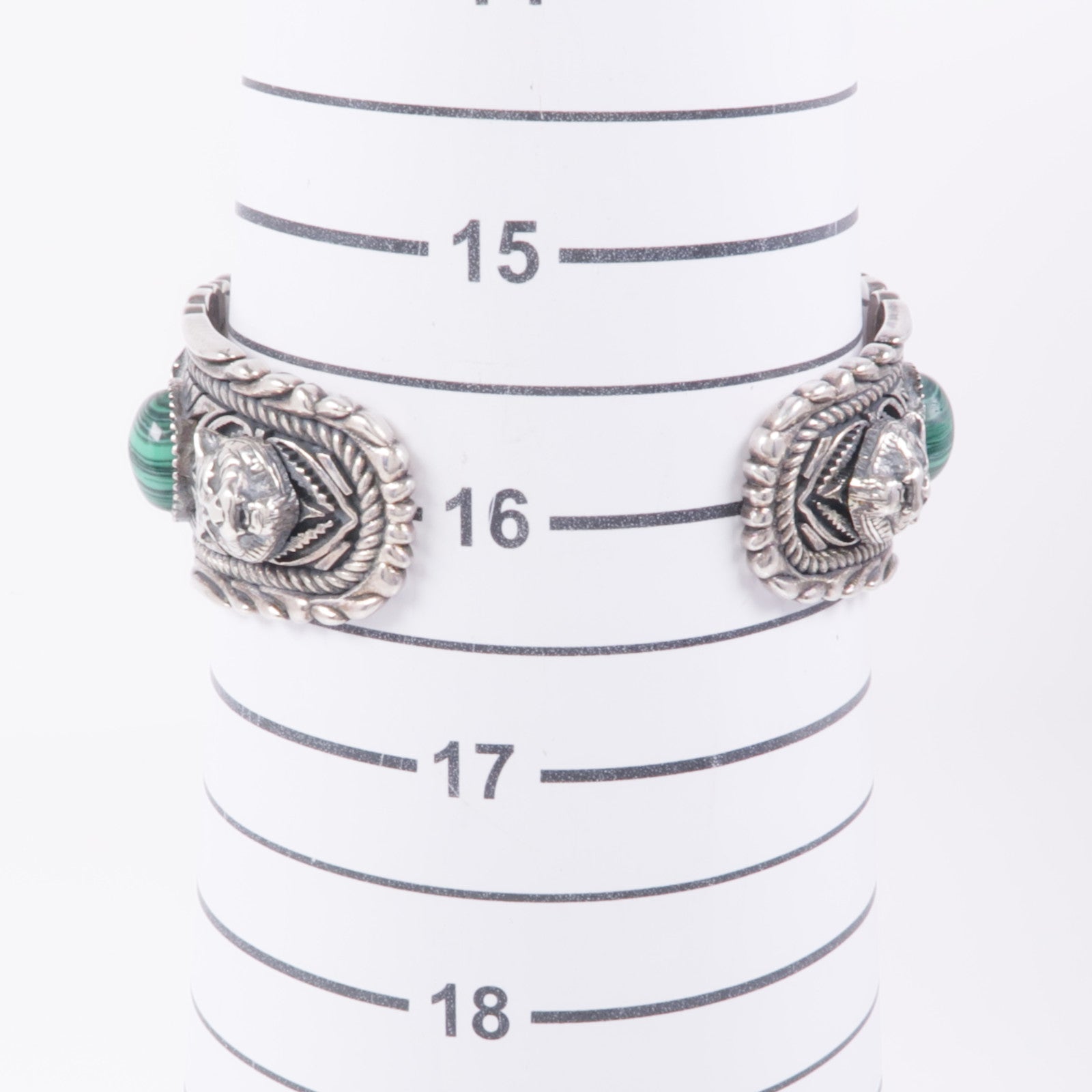 GUCCI 925純銀Garden Resin Cuff Bracelet手鐲