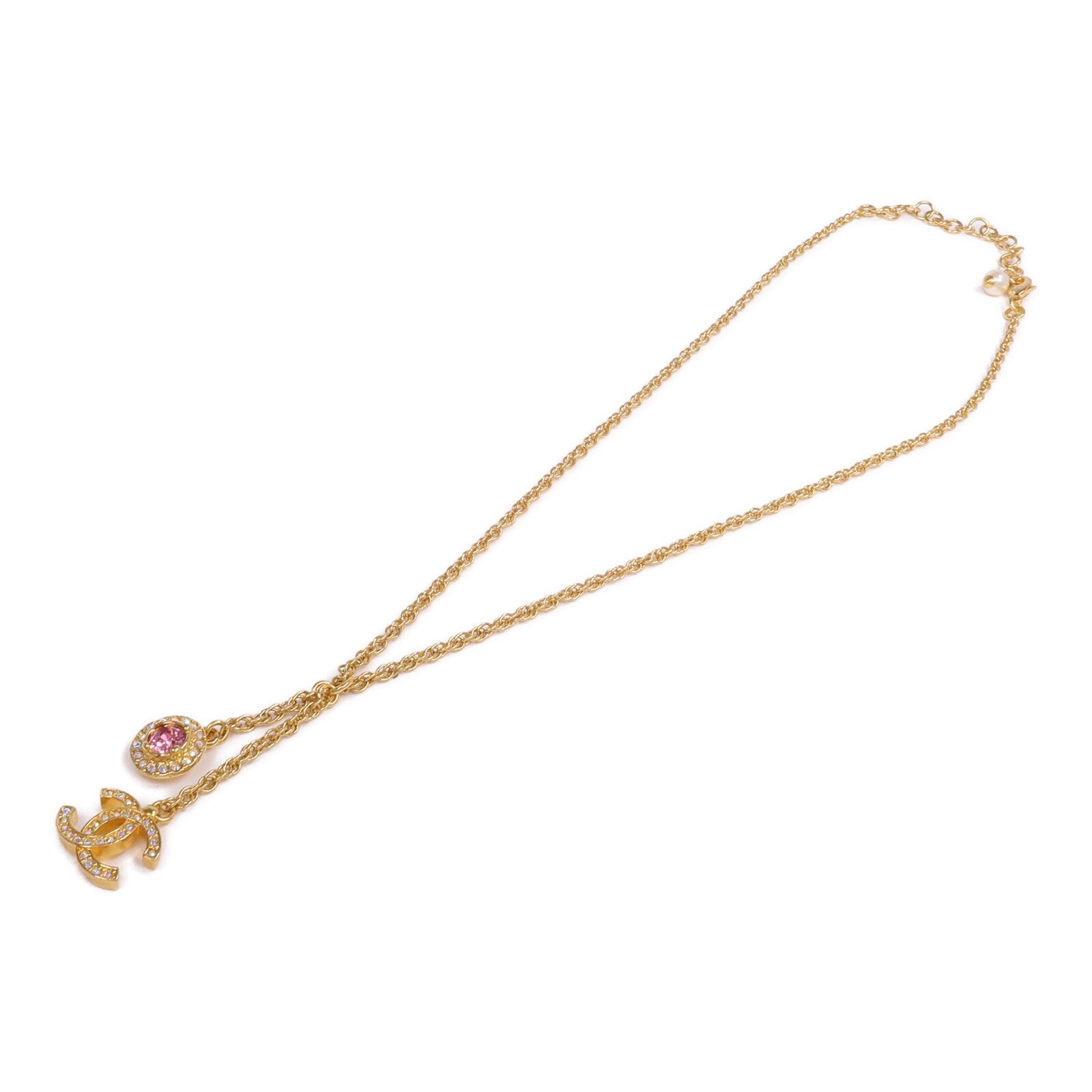 CHANEL 金屬/水晶Necklace項鍊