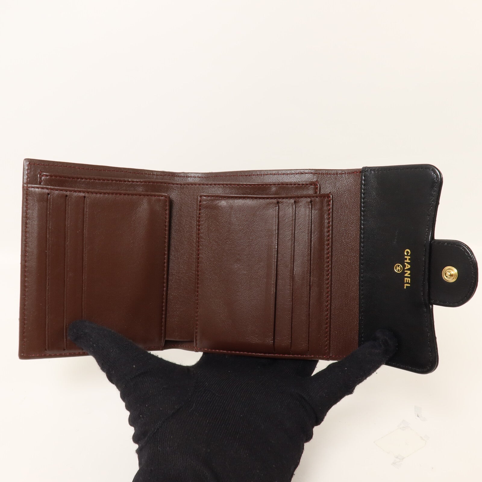 CHANEL 羊皮皮革Classic Small Flap Wallet錢包