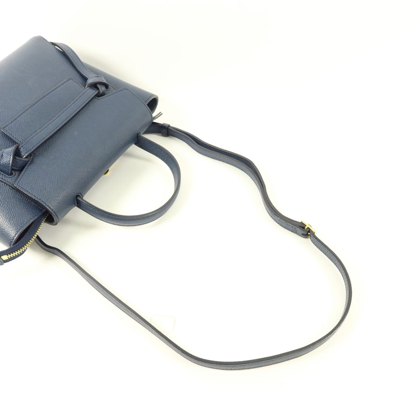 CELINE 牛皮皮革Mini Belt Bag金扣手挽肩背兩用袋