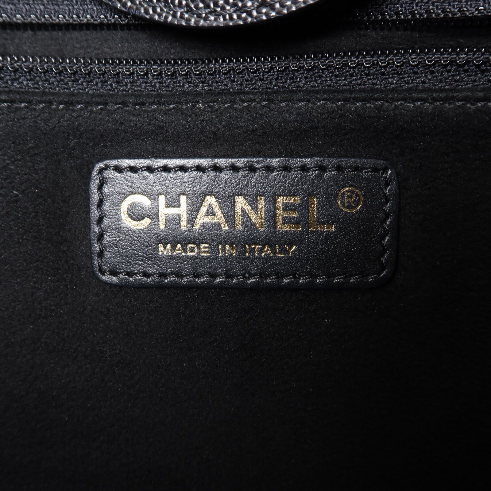 CHANEL 【激減優惠】牛皮皮革Deauville Tote金扣鏈帶手挽肩背兩用袋