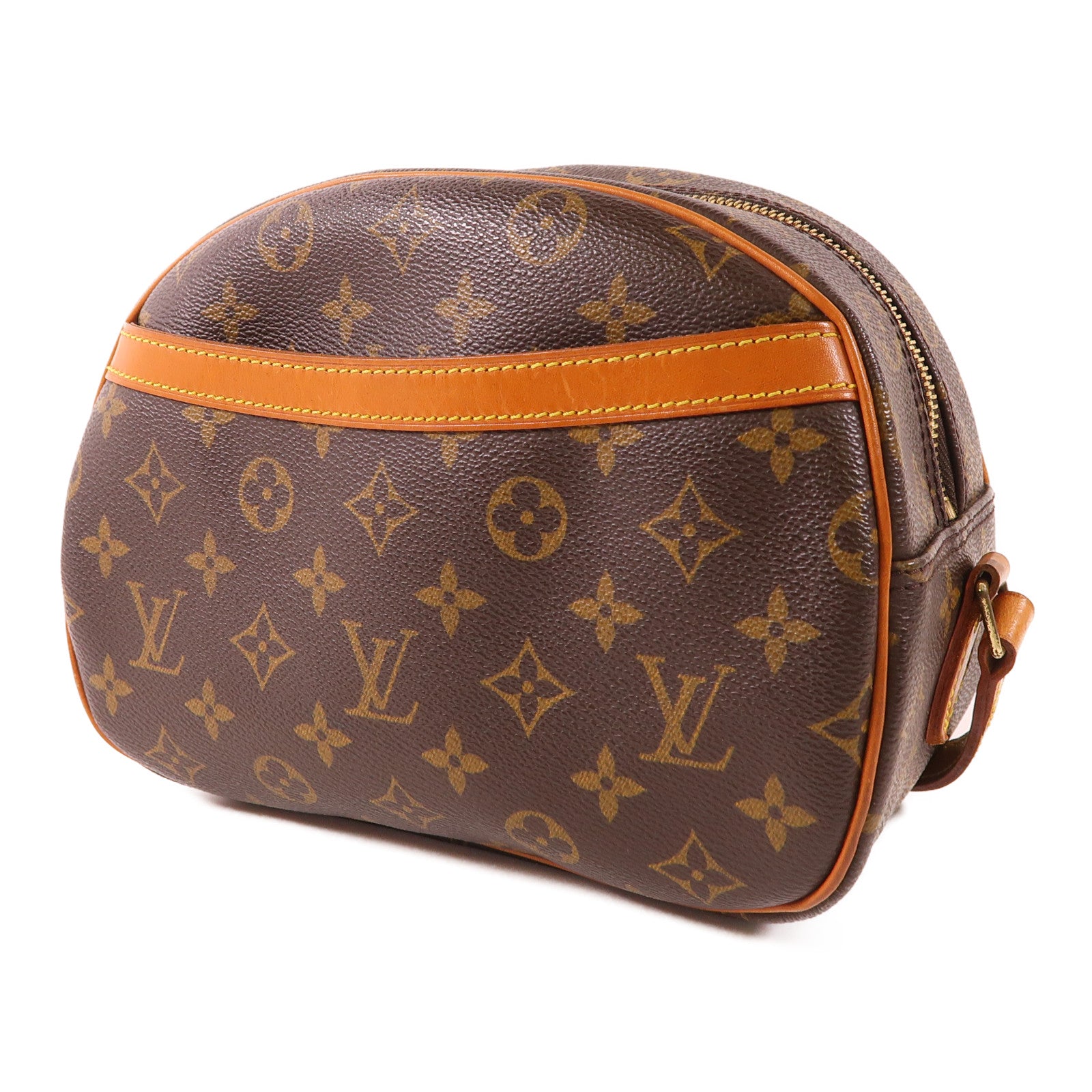 LOUIS VUITTON Monogram Blois金扣肩背袋棕色