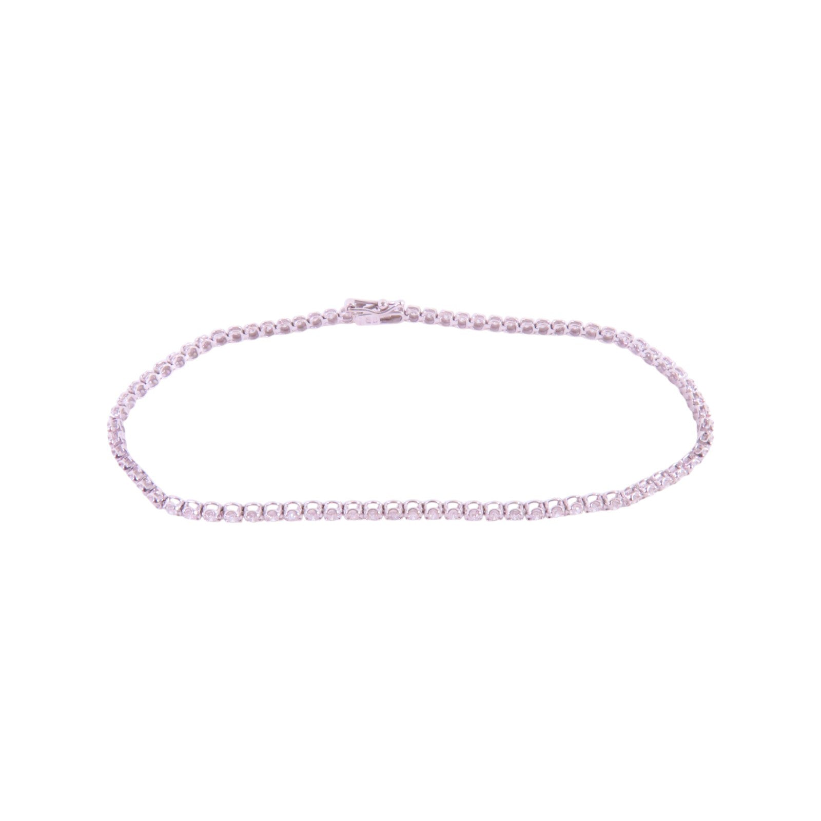 JEWELRY Diamond Bracelet 18K White Gold