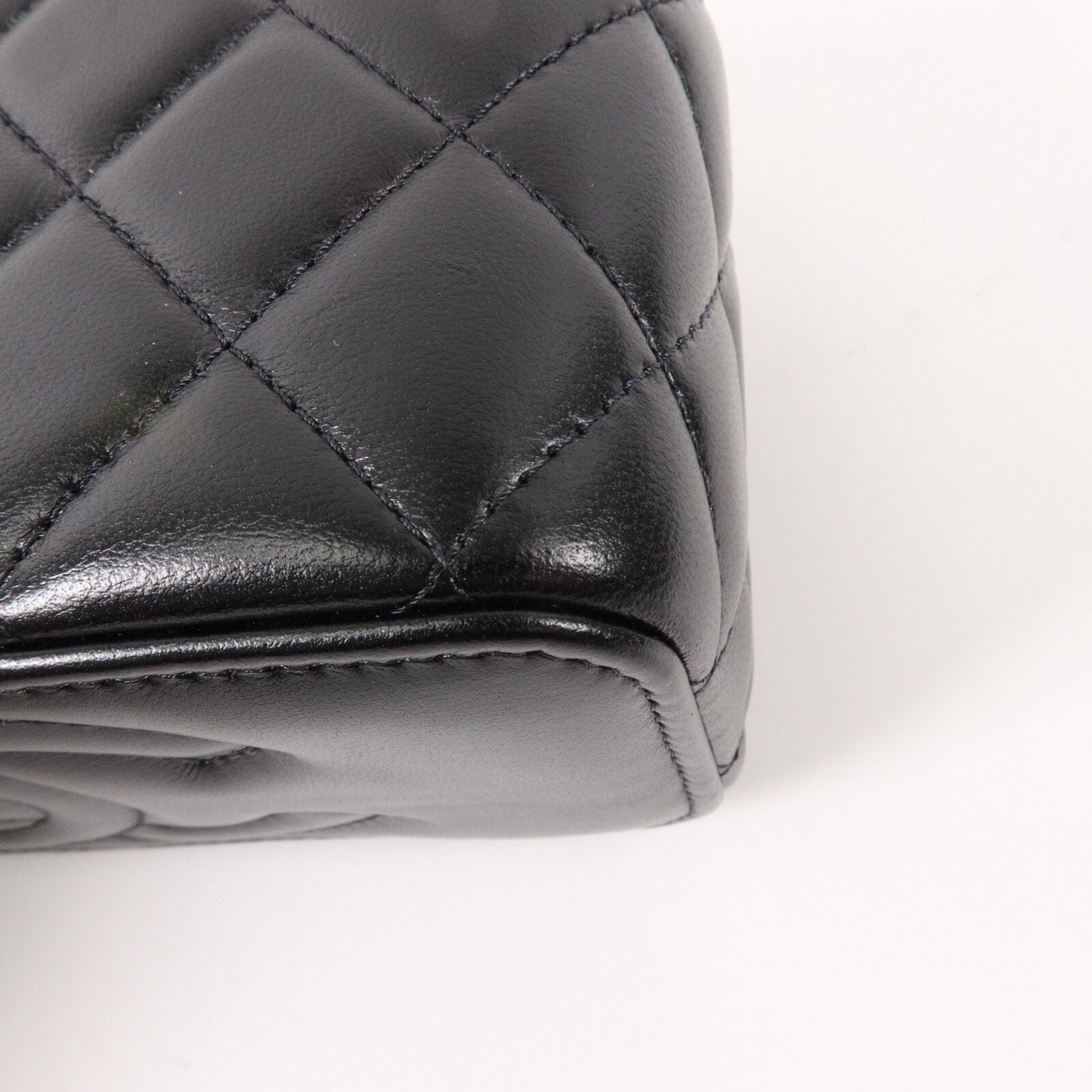 CHANEL 羊皮皮革Vanity Case鏈帶肩背袋